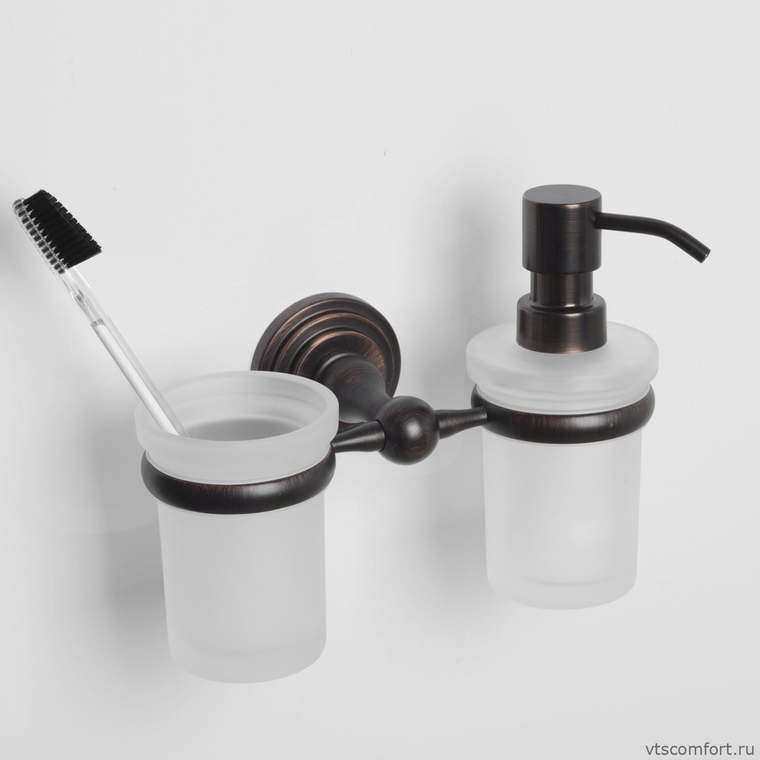 Фото WasserKraft Isar K-7389 Держатель стакана и дозатора Изображение WasserKraft Isar K-7389 Держатель стакана и дозатора