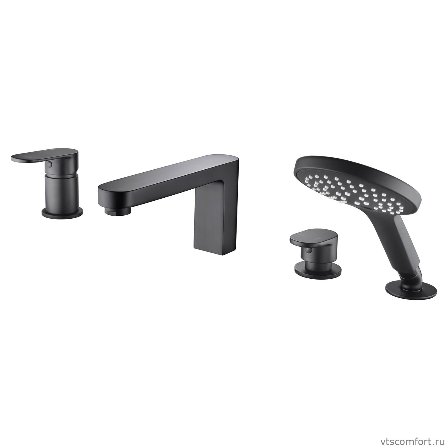 Фото WasserKraft Elbe 7455 Смеситель на борт ванны, 4 отверстия Изображение WasserKraft Elbe 7455 Смеситель на борт ванны, 4 отверстия