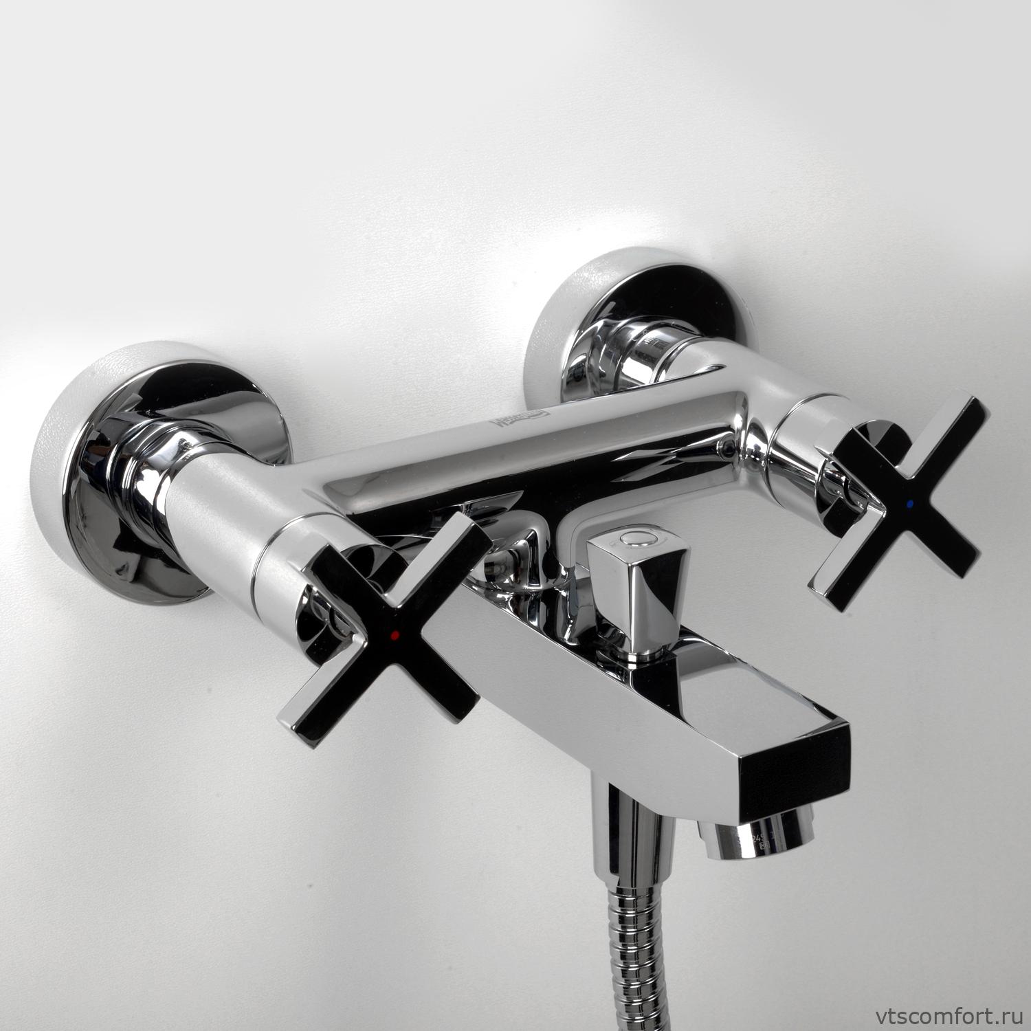 Фото WasserKraft Weser 7801 Смеситель для ванны с коротким изливом Изображение WasserKraft Weser 7801 Смеситель для ванны с коротким изливом