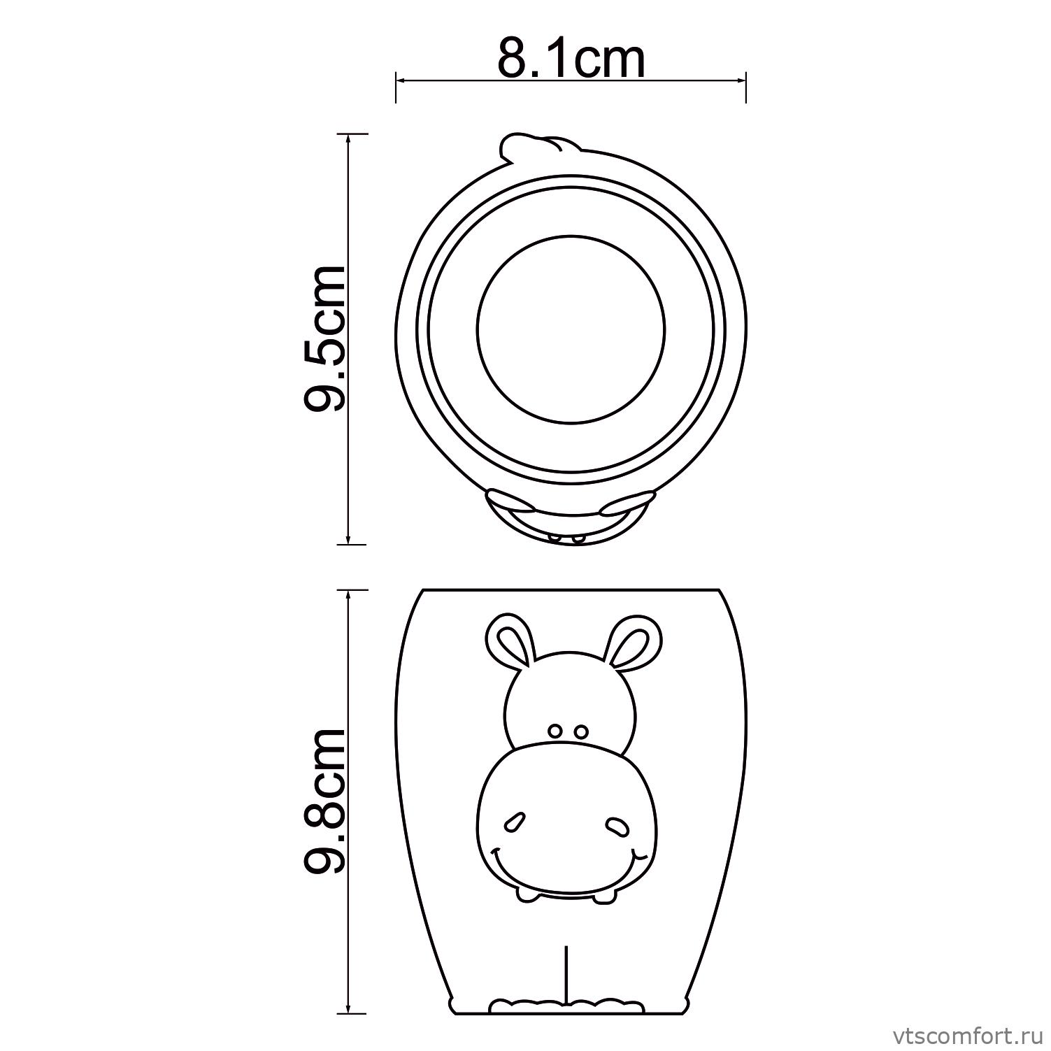 Фото WasserKraft Lippe K-8128 Стакан для зубных щеток Изображение WasserKraft Lippe K-8128 Стакан для зубных щеток