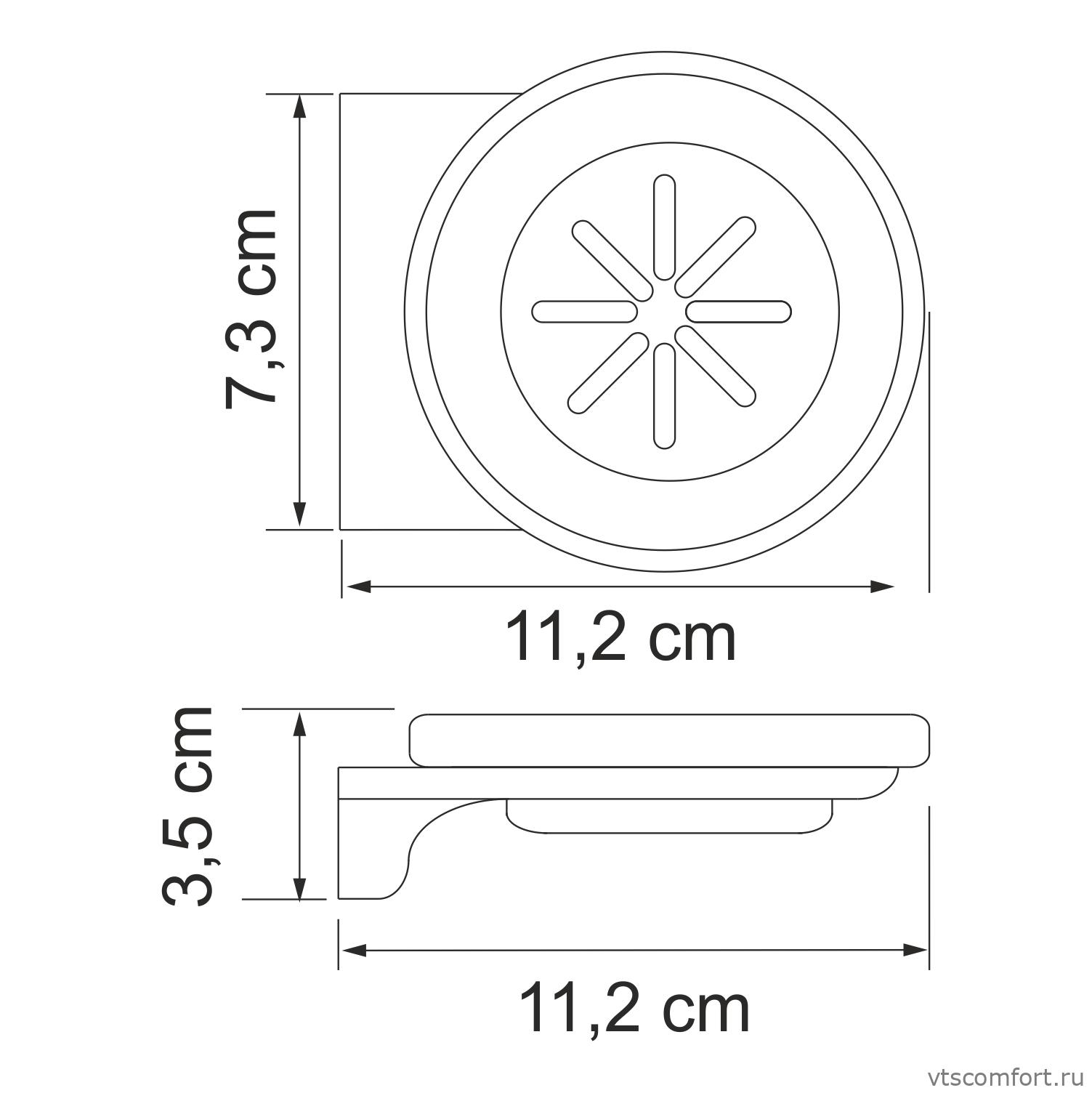 Фото WasserKraft Kammel K-8329WHITE Мыльница Изображение WasserKraft Kammel K-8329WHITE Мыльница