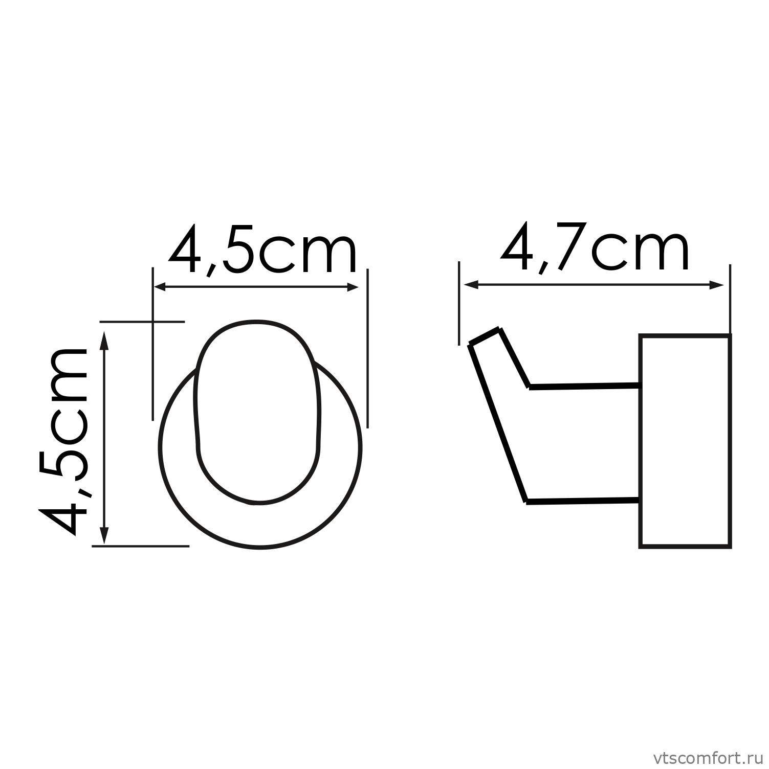 Фото WasserKraft Donau K-9423 Крючок для ванной Изображение WasserKraft Donau K-9423 Крючок для ванной