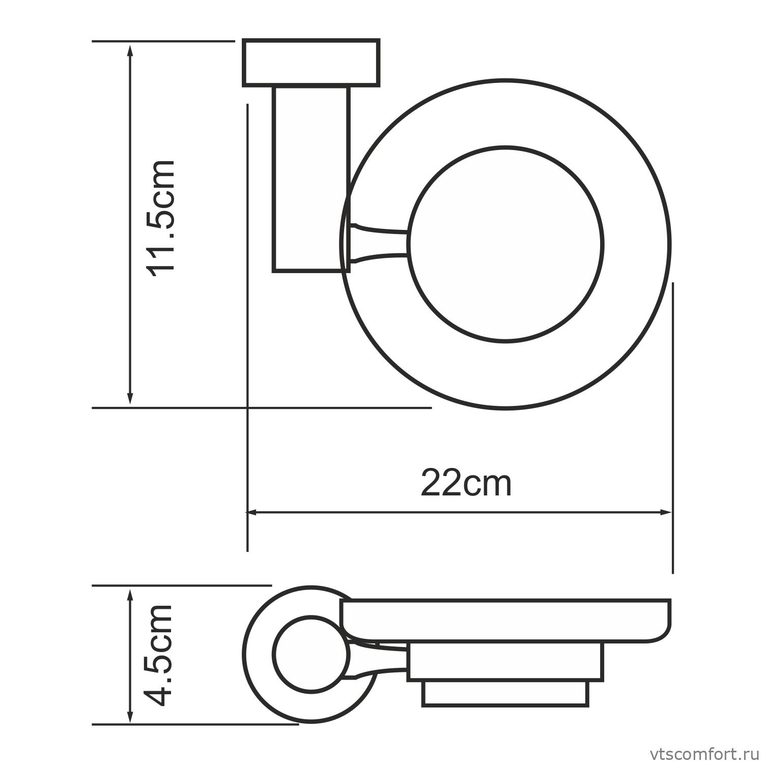 Фото WasserKraft Donau K-9429 Мыльница Изображение WasserKraft Donau K-9429 Мыльница