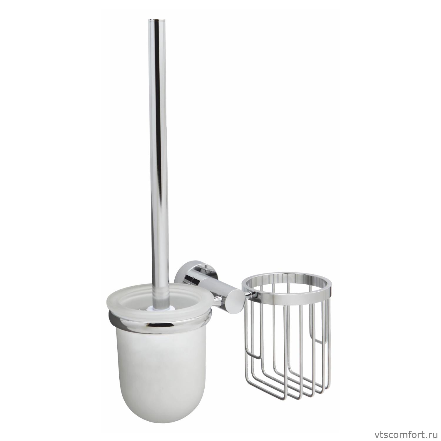 Фото WasserKraft Donau K-9435 Держатель освежителя и щетки для унитаза Изображение WasserKraft Donau K-9435 Держатель освежителя и щетки для унитаза