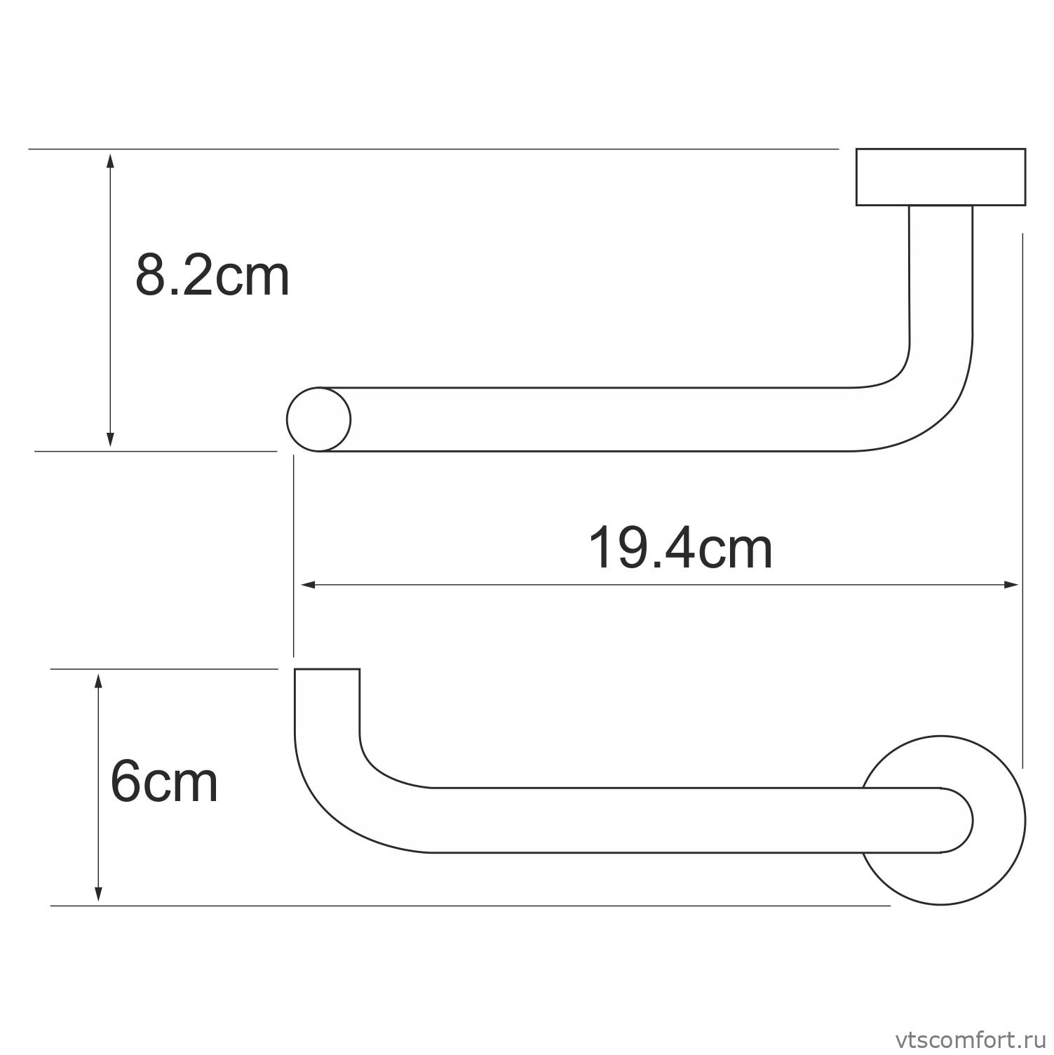 Фото WasserKraft Donau K-9496 Держатель туалетной бумаги Изображение WasserKraft Donau K-9496 Держатель туалетной бумаги