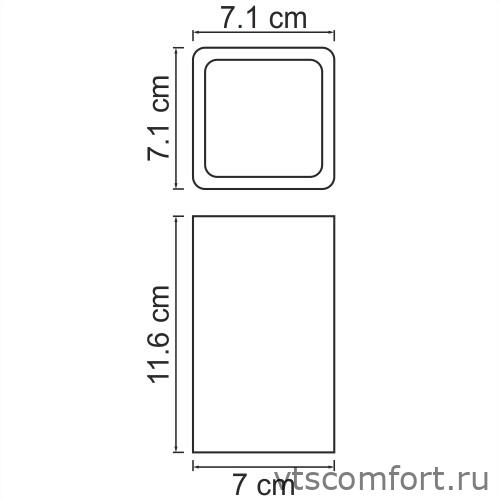 Фото WasserKraft Oder K-9628 Стакан для зубных щеток Изображение WasserKraft Oder K-9628 Стакан для зубных щеток