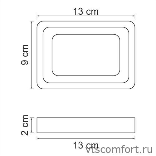 Фото WasserKraft Oder K-9629 Мыльница Изображение WasserKraft Oder K-9629 Мыльница