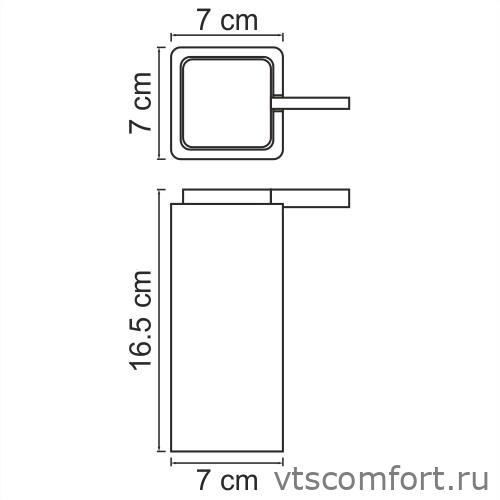 Фото WasserKraft Oder K-9699 Дозатор для жидкого мыла Изображение WasserKraft Oder K-9699 Дозатор для жидкого мыла