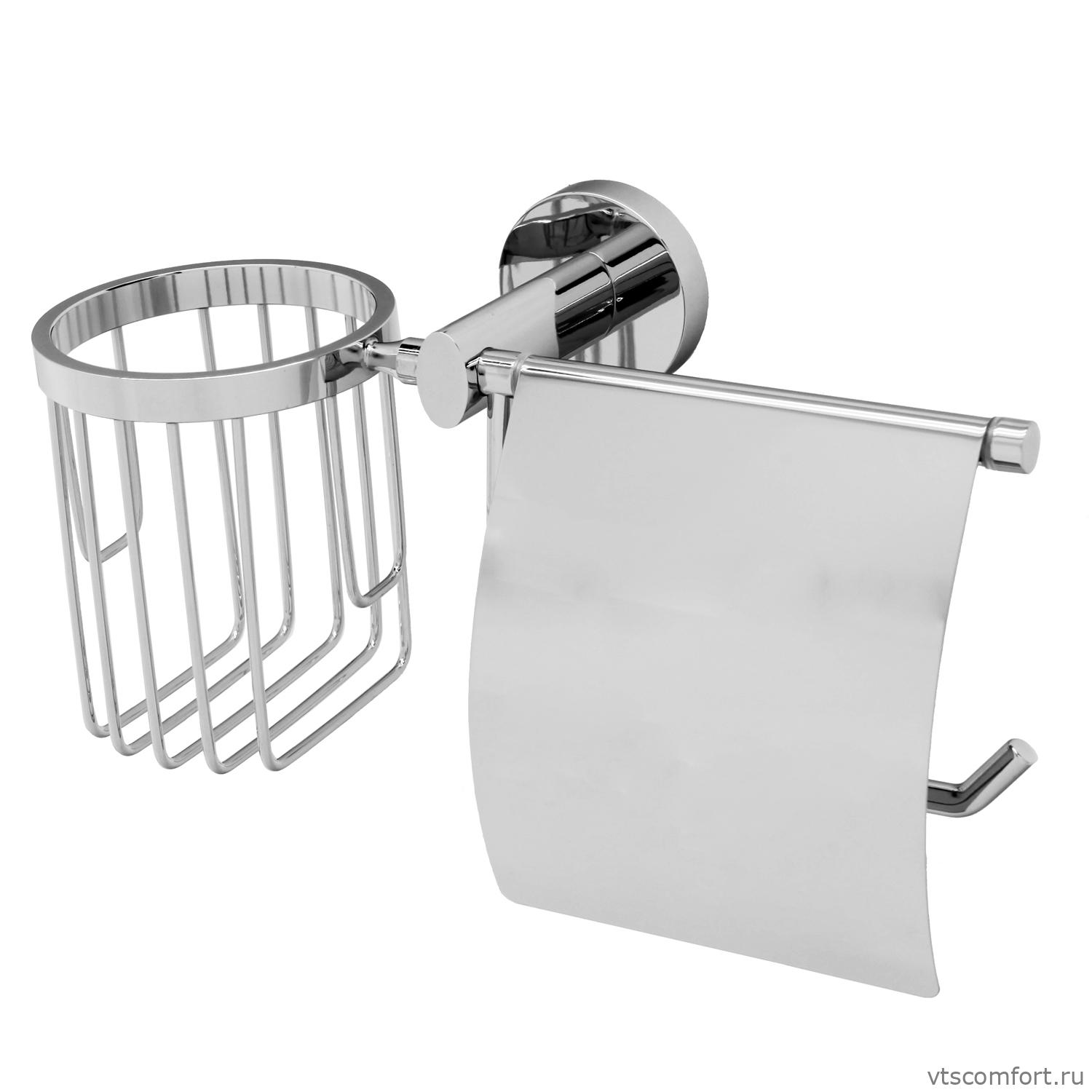 Фото WasserKraft Rhein K-6259 Держатель туалетной бумаги и освежителя Изображение WasserKraft Rhein K-6259 Держатель туалетной бумаги и освежителя