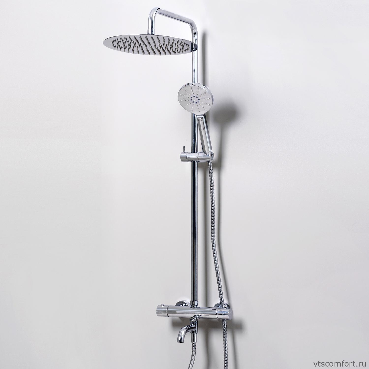 Фото WasserKraft A18801 Thermo Душевой комплект с термостатическим смесителем Изображение WasserKraft A18801 Thermo Душевой комплект с термостатическим смесителем