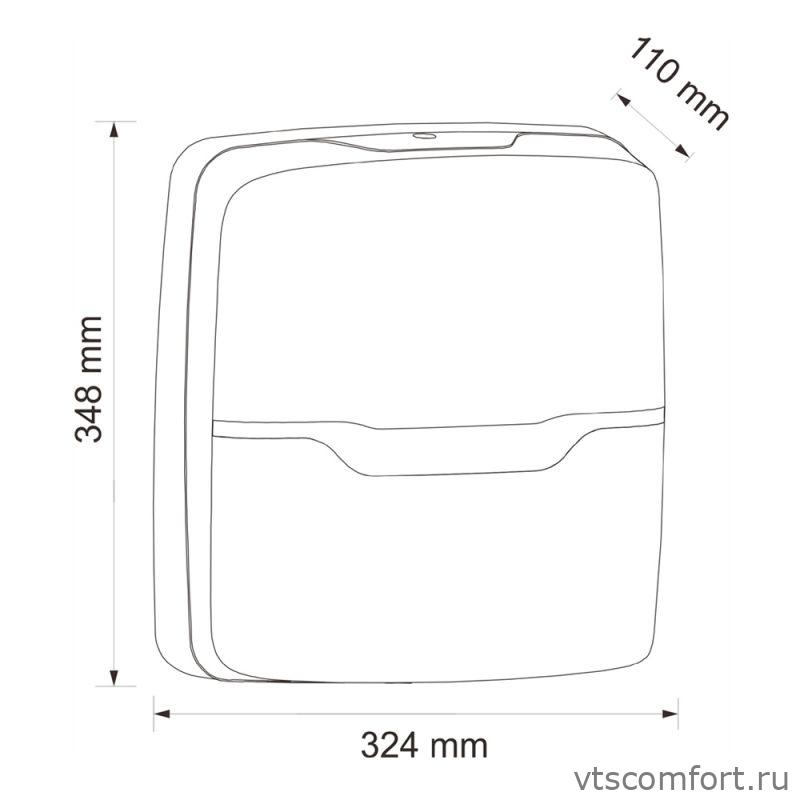 Фото Диспенсер для бумажных полотенец Z сложения Merida Harmony AHB102 Изображение Диспенсер для бумажных полотенец Z сложения Merida Harmony AHB102