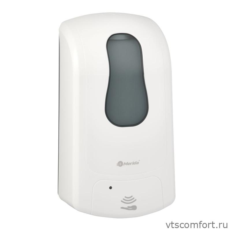 Фото Дозатор для жидкого мыла Merida One 1000 мл белый наливной DEB101 Изображение Дозатор для жидкого мыла Merida One 1000 мл белый наливной DEB101