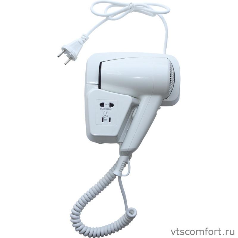 Фото Фен настенный Merida Hotel EJB402 1200 Вт белый пластик Изображение Фен настенный Merida Hotel EJB402 1200 Вт белый пластик