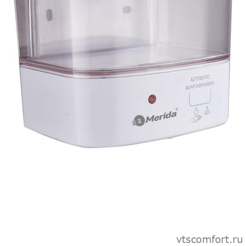 Фото Сенсорный дозатор для жидкого мыла Merida 1000 мл белый наливной Д116 Изображение Сенсорный дозатор для жидкого мыла Merida 1000 мл белый наливной Д116