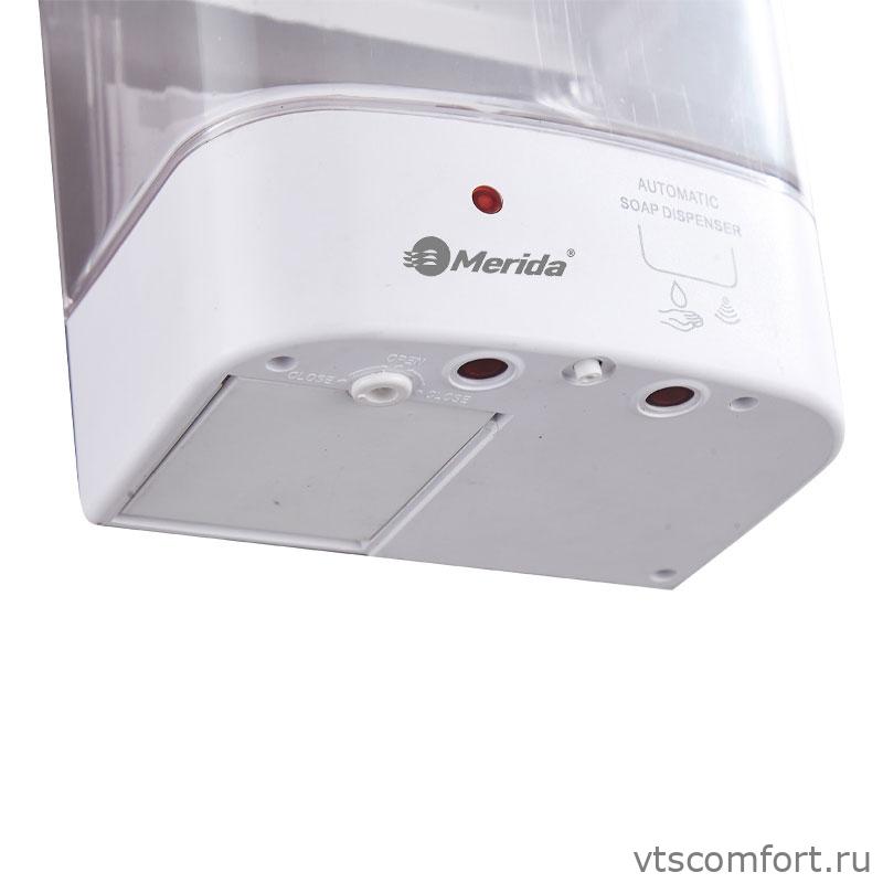 Фото Сенсорный дозатор для жидкого мыла Merida 1000 мл белый наливной Д116 Изображение Сенсорный дозатор для жидкого мыла Merida 1000 мл белый наливной Д116