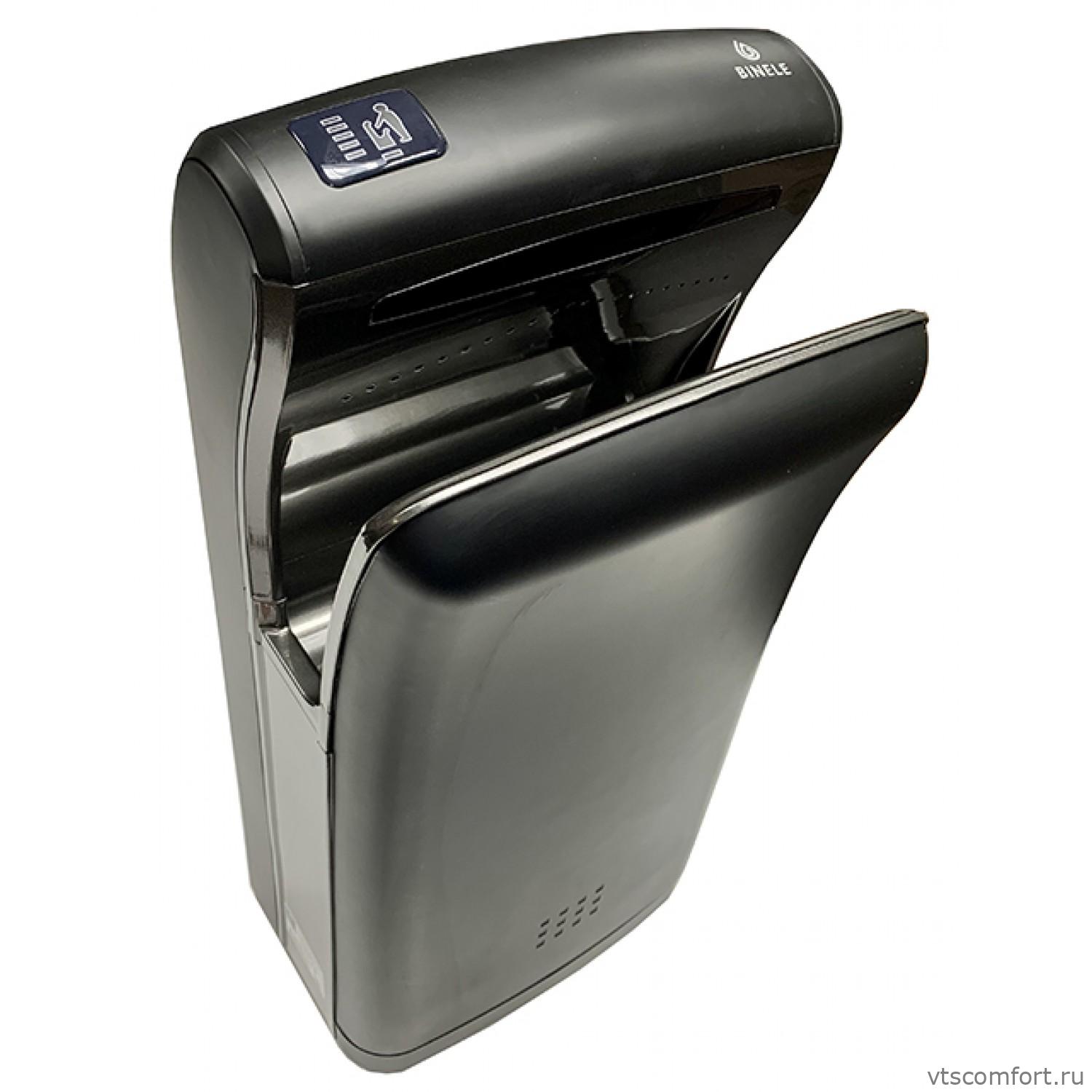 Фото Сушилка для рук высокоскоростная погружная Binele DH01PB dSpeed ABS-пластик черная Изображение Сушилка для рук высокоскоростная погружная Binele DH01PB dSpeed ABS-пластик черная