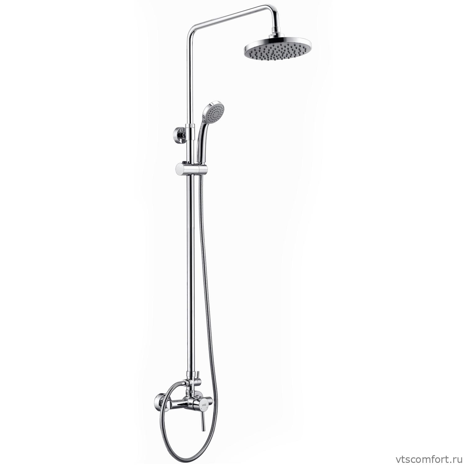 Фото WasserKraft A12202 Душевой комплект со смесителем Изображение WasserKraft A12202 Душевой комплект со смесителем