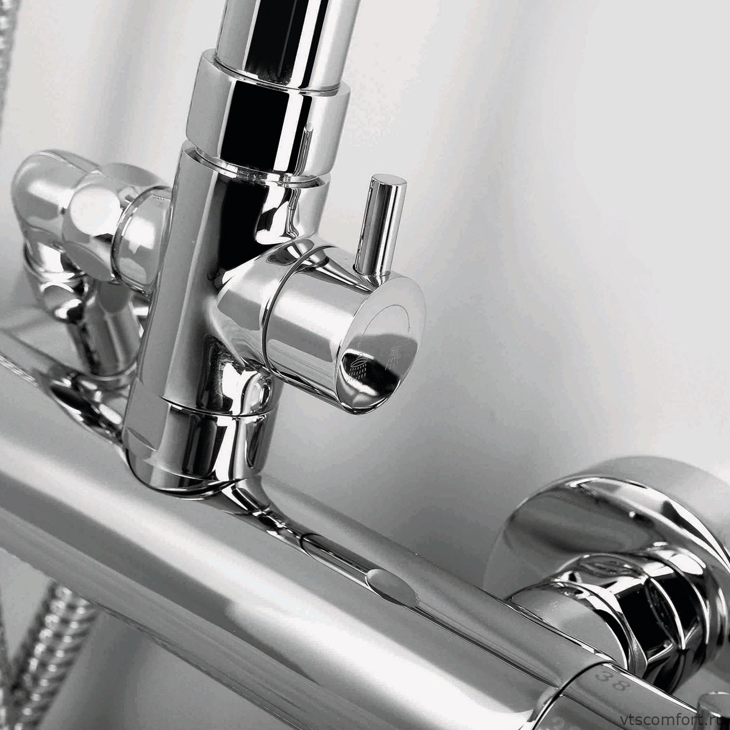 Фото WasserKraft A13302 Thermo Душевой комплект с термостатическим смесителем Изображение WasserKraft A13302 Thermo Душевой комплект с термостатическим смесителем