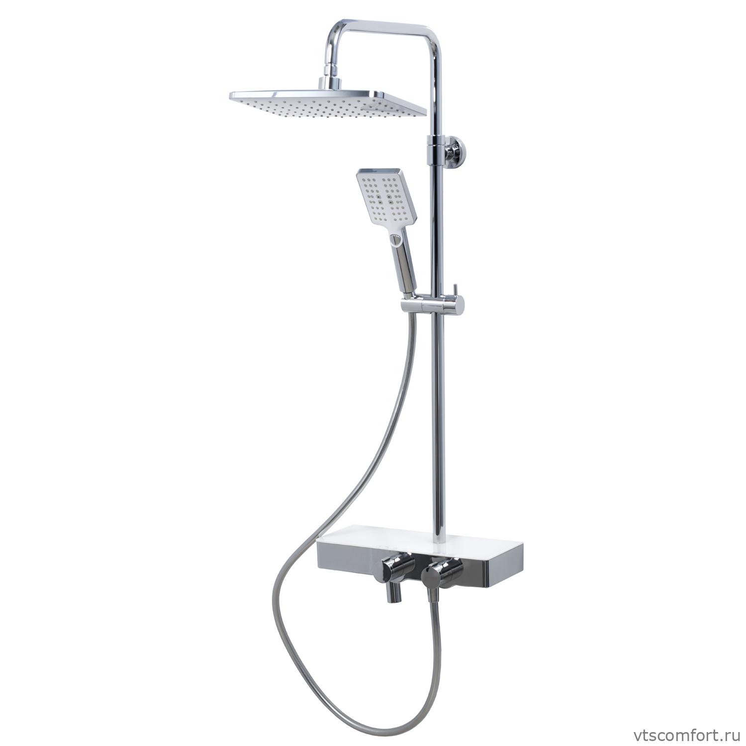 Фото WasserKraft A11301 Thermo Душевой комплект с термостатическим смесителем Изображение WasserKraft A11301 Thermo Душевой комплект с термостатическим смесителем