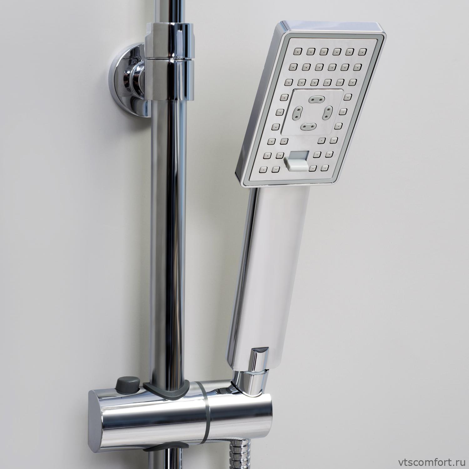 Фото WasserKraft A15502 Thermo Душевой комплект с термостатическим смесителем Изображение WasserKraft A15502 Thermo Душевой комплект с термостатическим смесителем