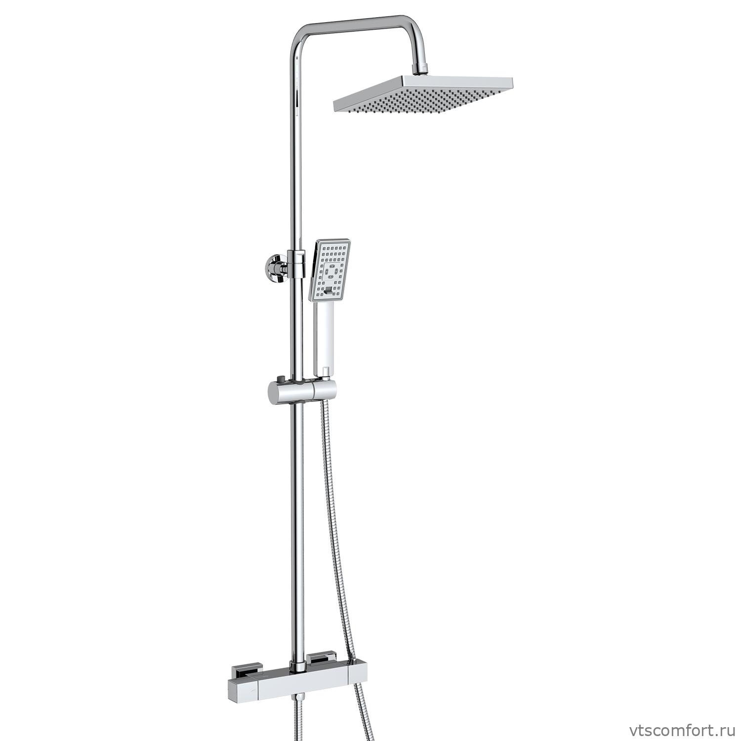 Фото WasserKraft A15502 Thermo Душевой комплект с термостатическим смесителем Изображение WasserKraft A15502 Thermo Душевой комплект с термостатическим смесителем