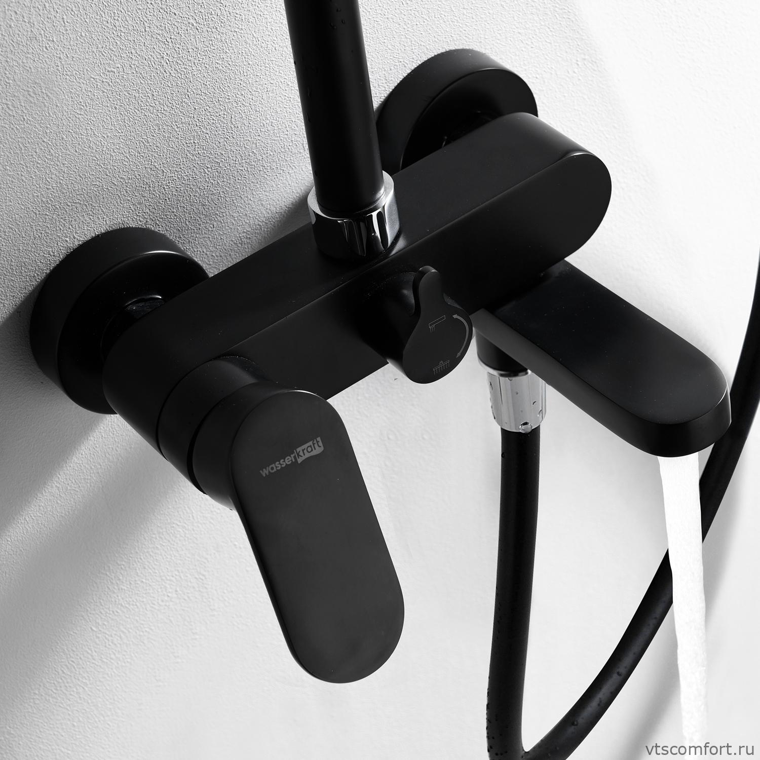 Фото WasserKraft A17401 Душевой комплект со смесителем Изображение WasserKraft A17401 Душевой комплект со смесителем