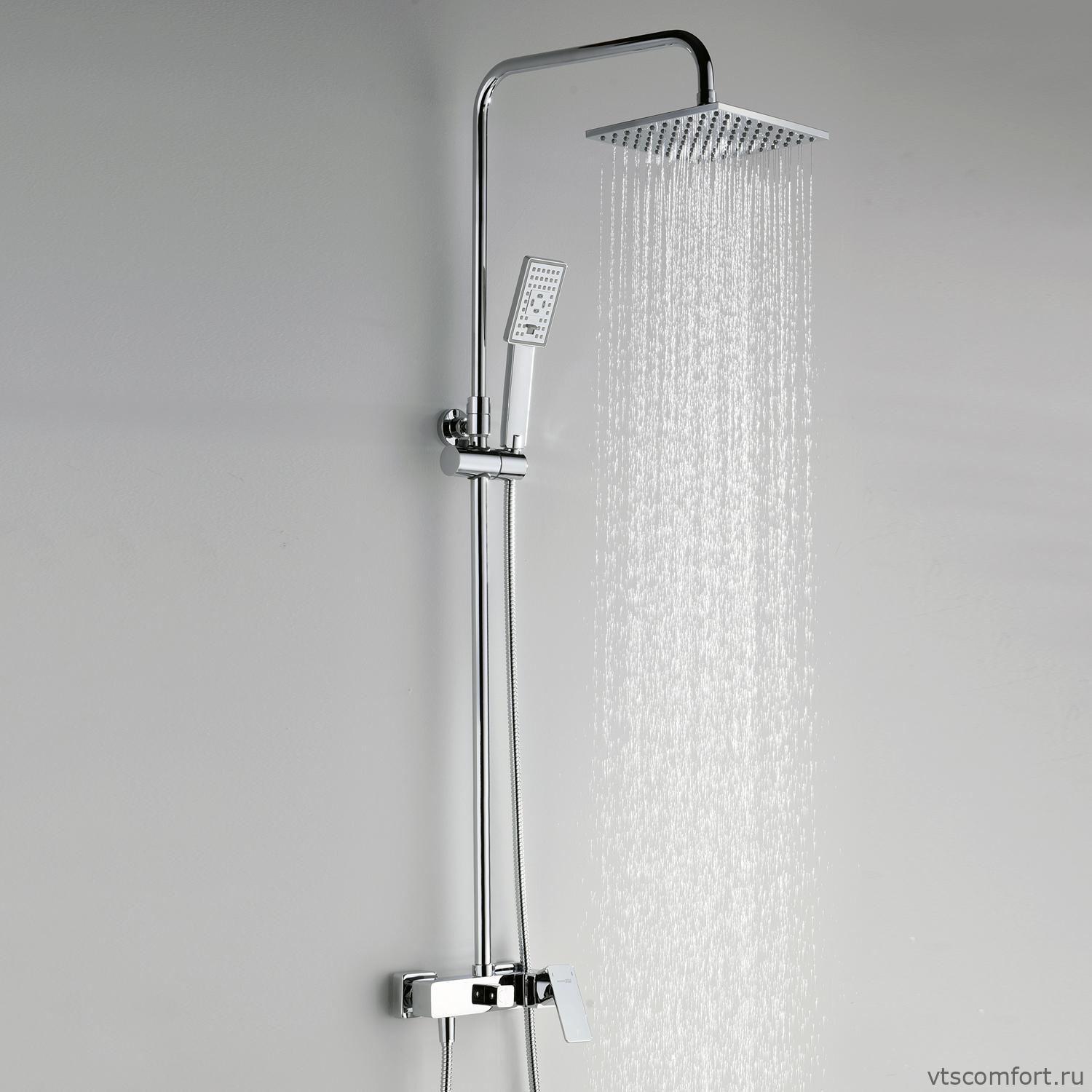 Фото WasserKraft A17702 Душевой комплект со смесителем Изображение WasserKraft A17702 Душевой комплект со смесителем