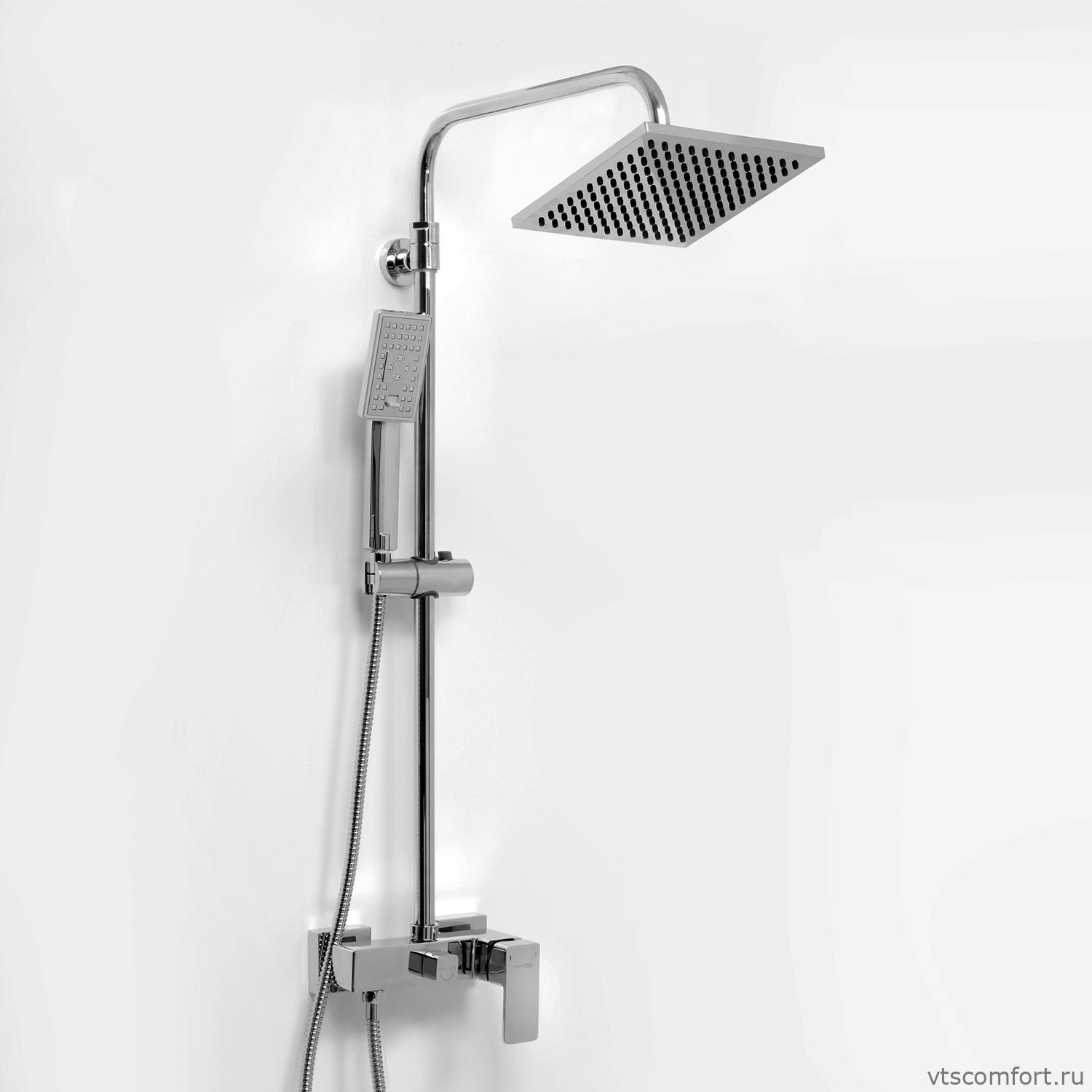 Фото WasserKraft A17702 Душевой комплект со смесителем Изображение WasserKraft A17702 Душевой комплект со смесителем