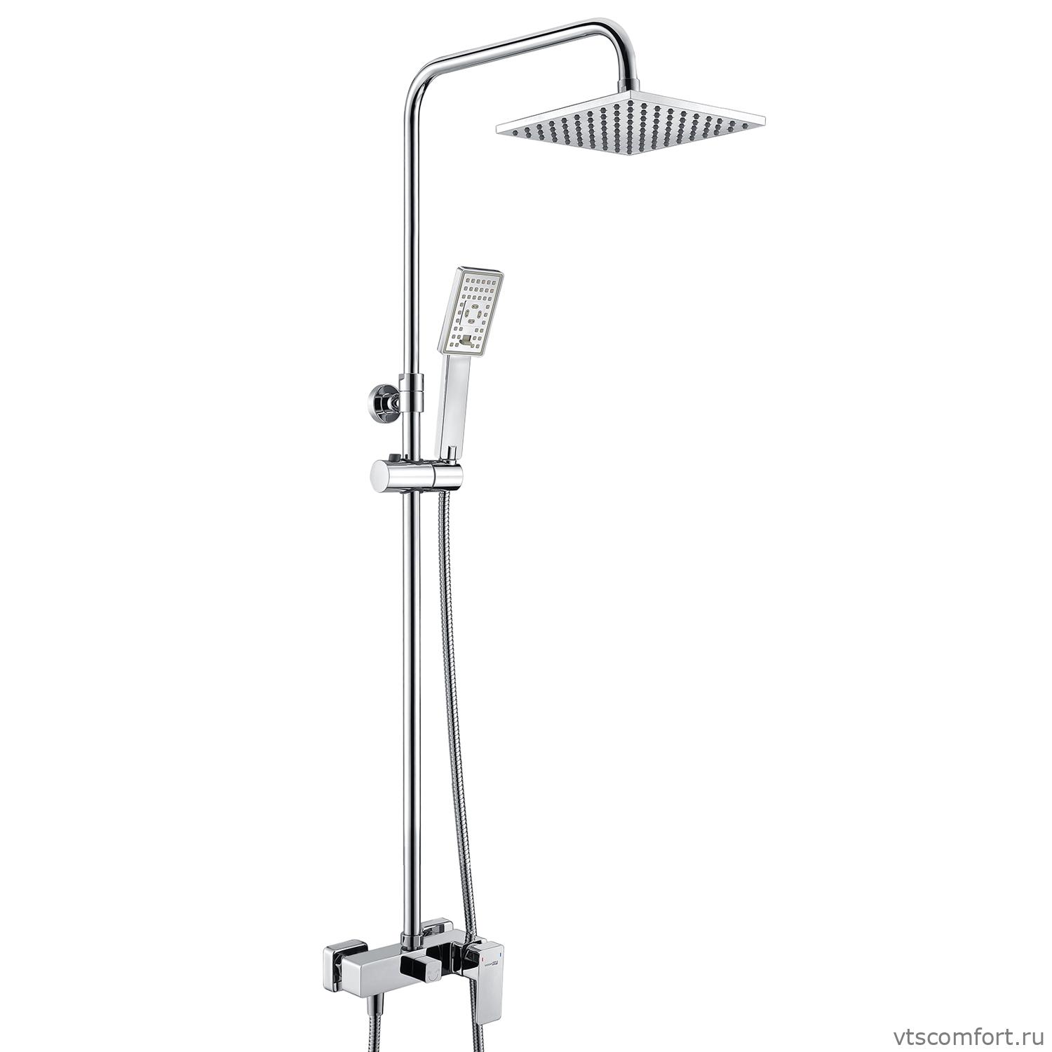 Фото WasserKraft A17702 Душевой комплект со смесителем Изображение WasserKraft A17702 Душевой комплект со смесителем