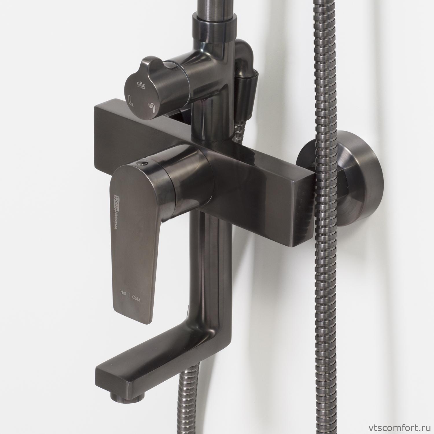 Фото WasserKraft A18401 Душевой комплект со смесителем Изображение WasserKraft A18401 Душевой комплект со смесителем