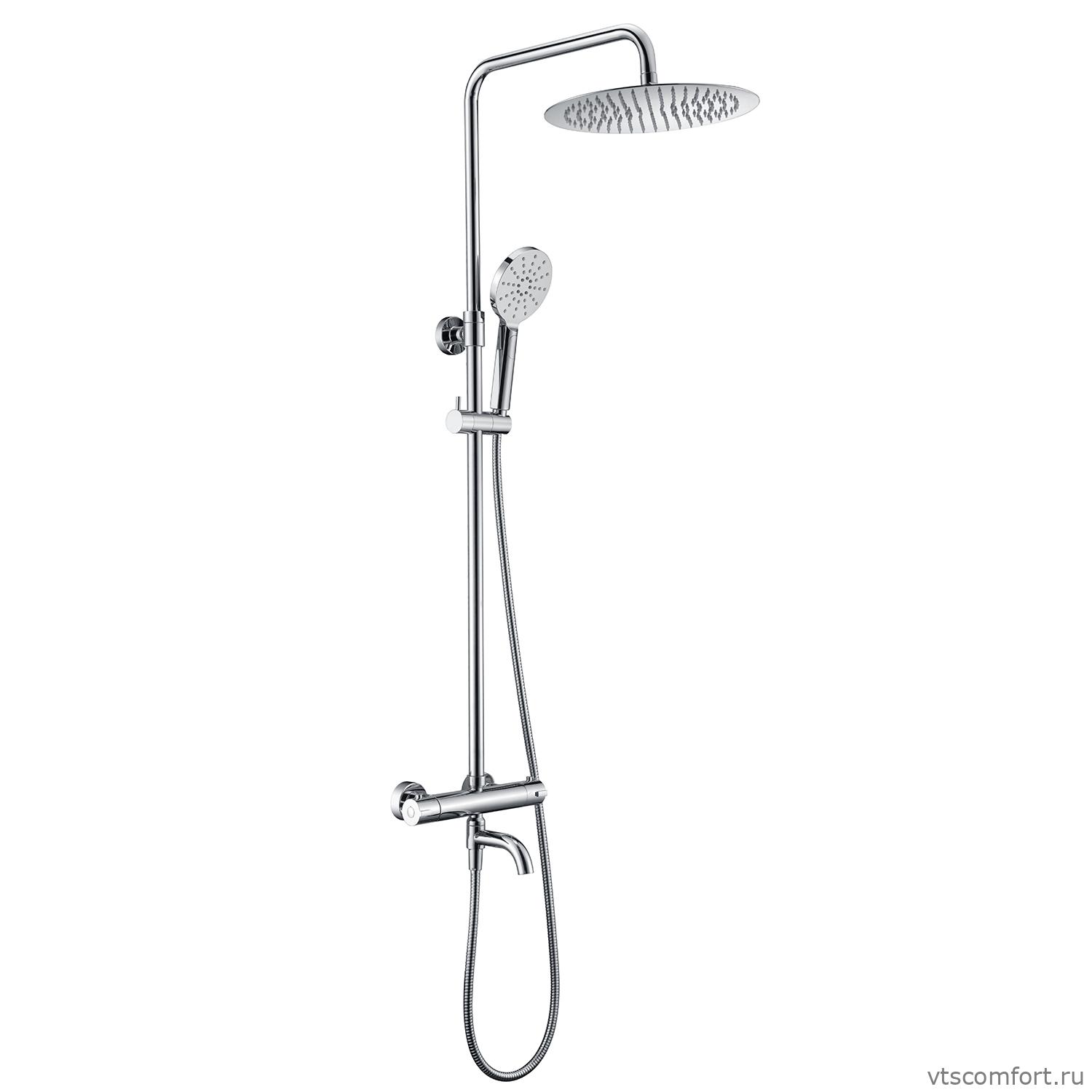 Фото WasserKraft A18801 Thermo Душевой комплект с термостатическим смесителем Изображение WasserKraft A18801 Thermo Душевой комплект с термостатическим смесителем