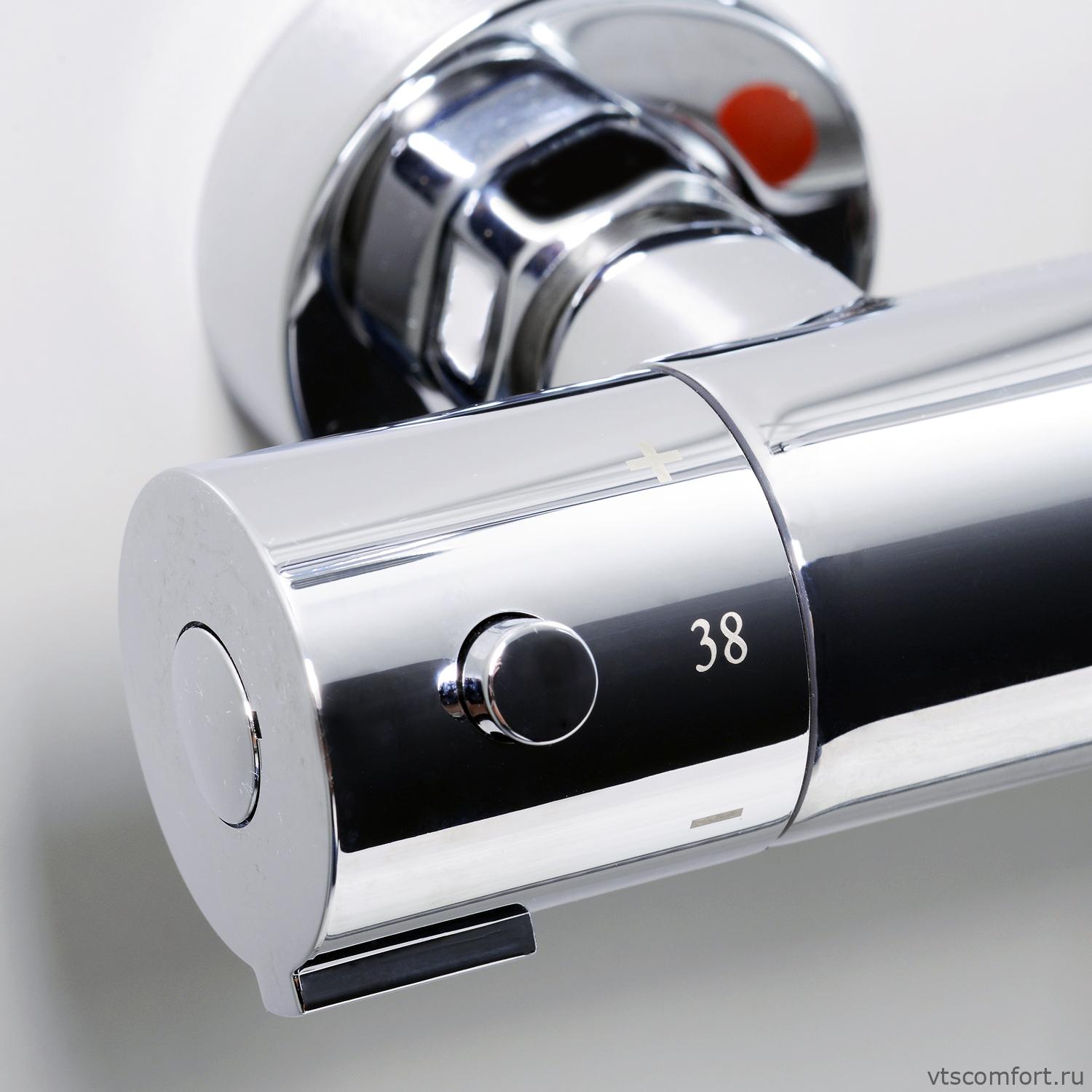 Фото WasserKraft A18801 Thermo Душевой комплект с термостатическим смесителем Изображение WasserKraft A18801 Thermo Душевой комплект с термостатическим смесителем