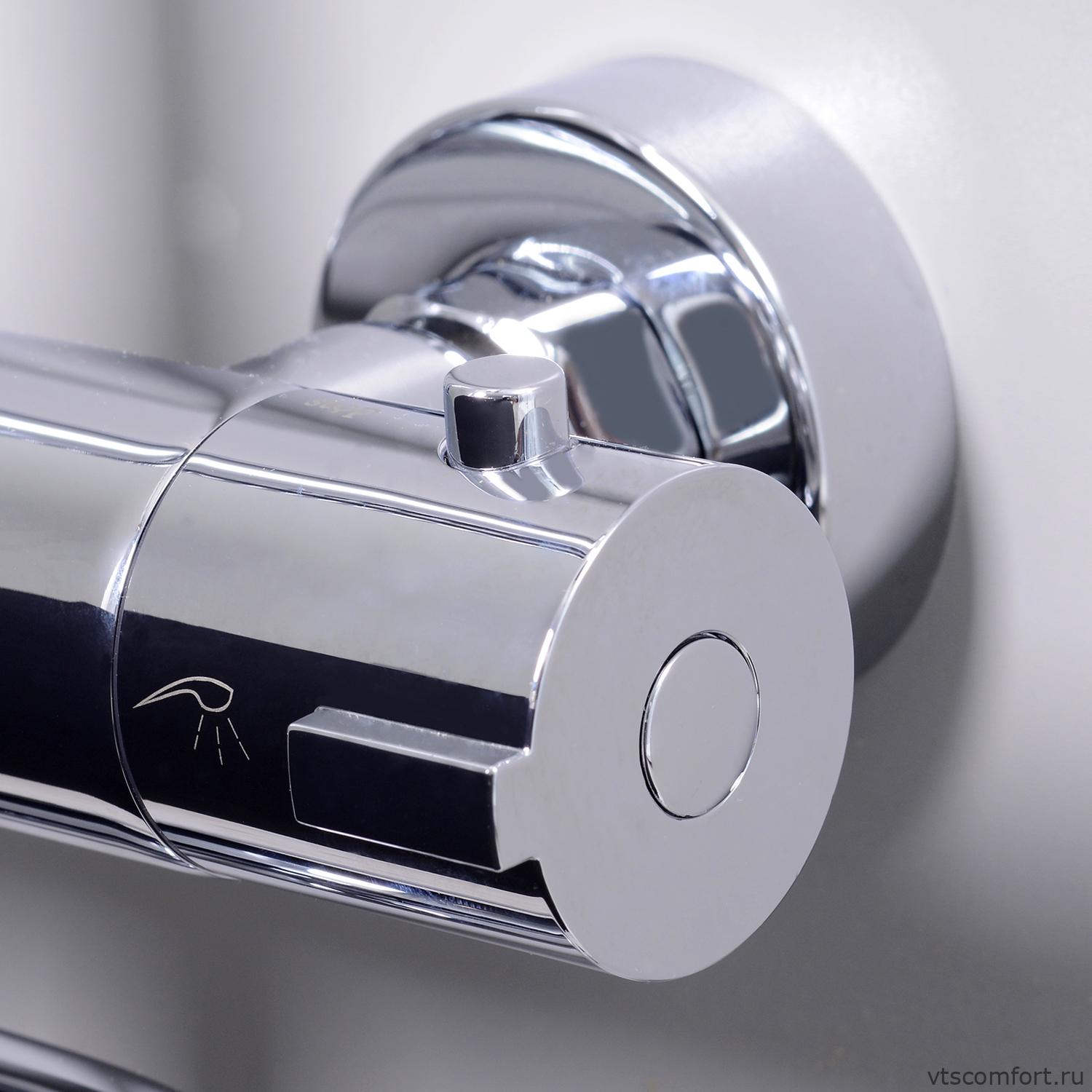 Фото WasserKraft A18801 Thermo Душевой комплект с термостатическим смесителем Изображение WasserKraft A18801 Thermo Душевой комплект с термостатическим смесителем