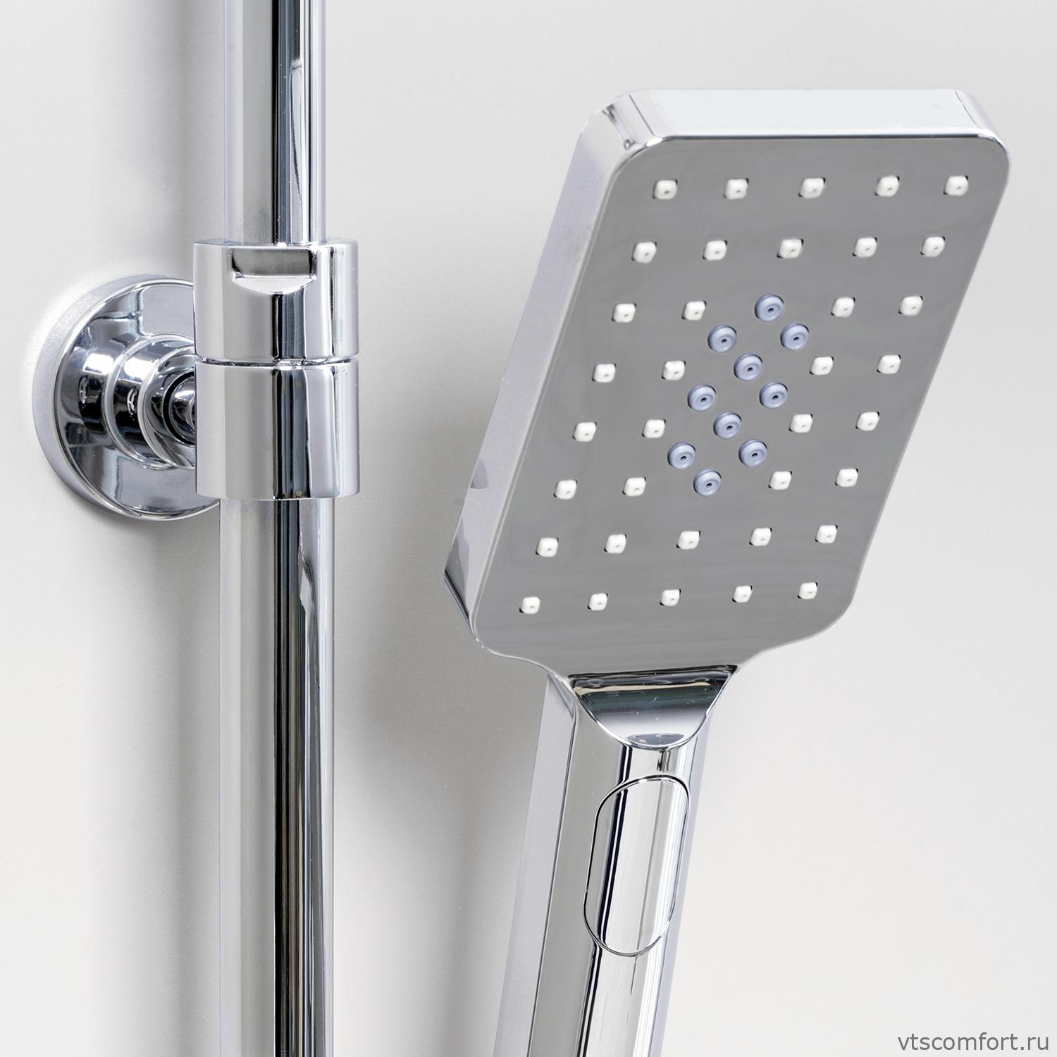 Фото WasserKraft A19901 Thermo Душевой комплект с термостатическим смесителем Изображение WasserKraft A19901 Thermo Душевой комплект с термостатическим смесителем