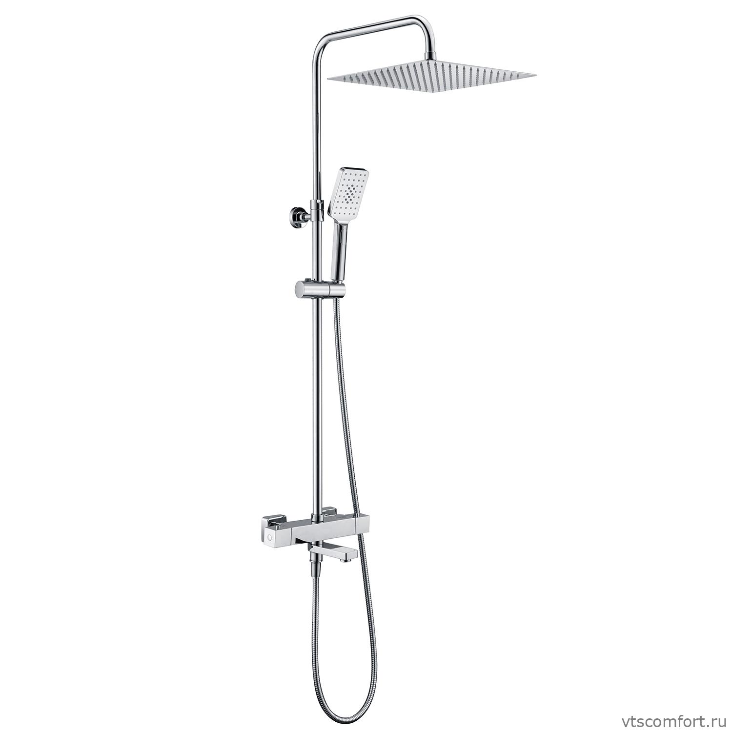 Фото WasserKraft A19901 Thermo Душевой комплект с термостатическим смесителем Изображение WasserKraft A19901 Thermo Душевой комплект с термостатическим смесителем