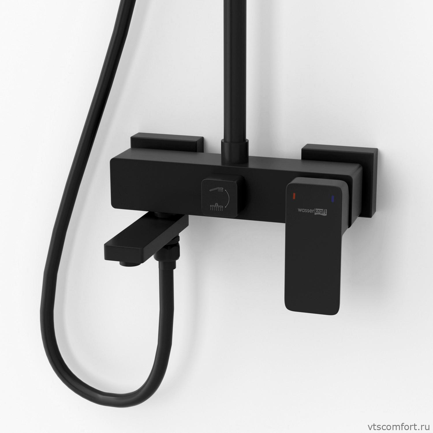 Фото WasserKraft A27701 Душевой комплект со смесителем Изображение WasserKraft A27701 Душевой комплект со смесителем