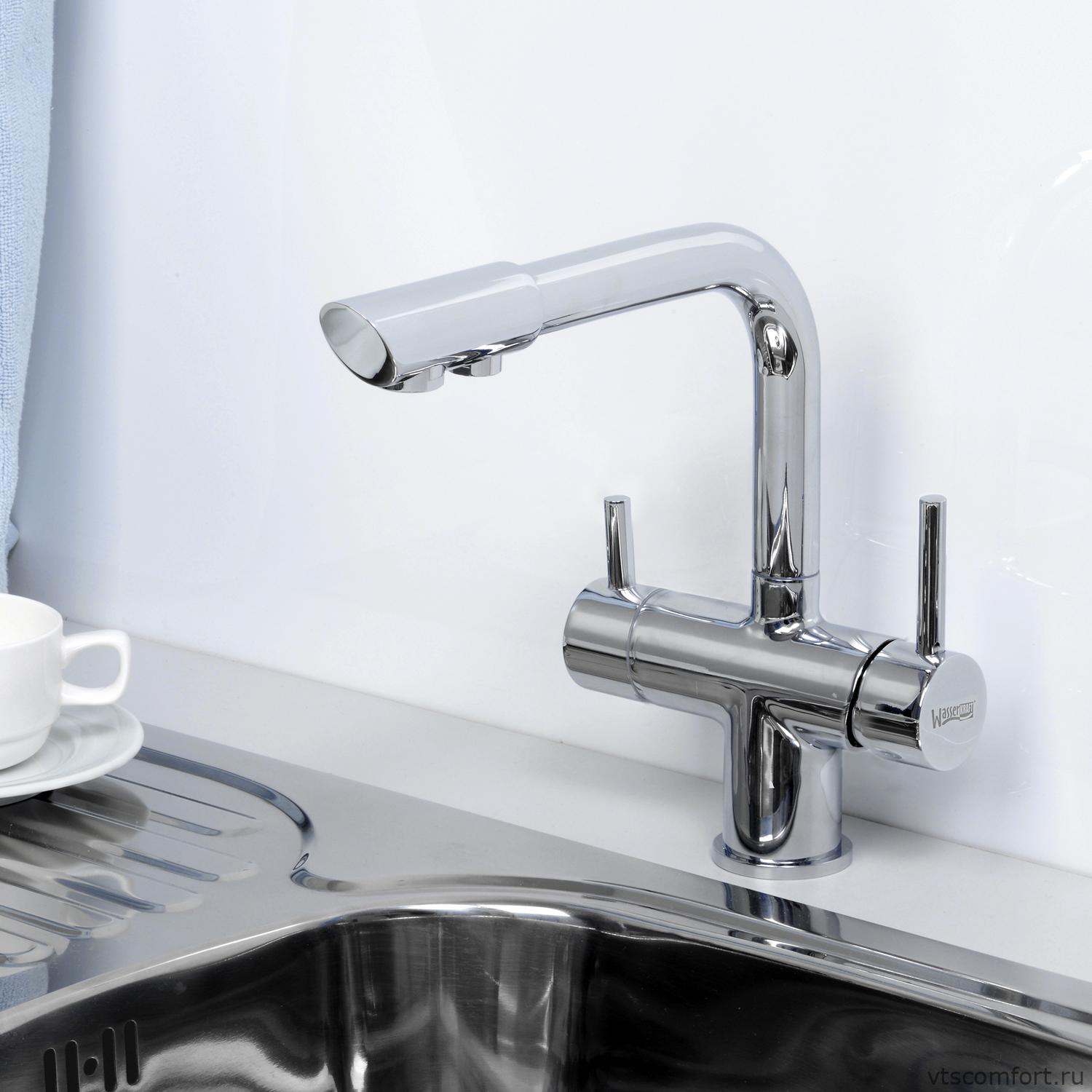 Фото WasserKraft A8017 Смеситель для кухни под фильтр Изображение WasserKraft A8017 Смеситель для кухни под фильтр