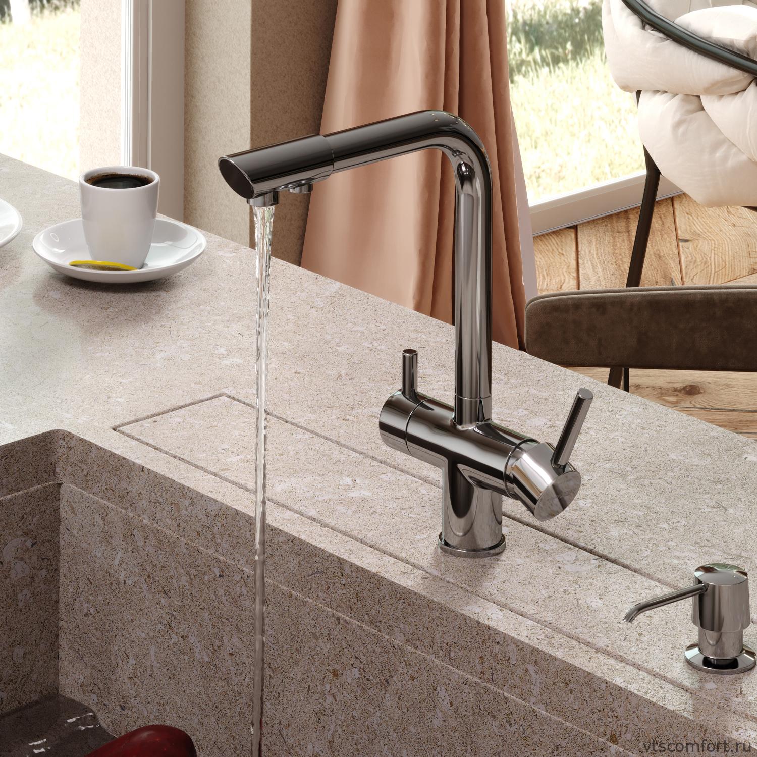 Фото WasserKraft A8317 Смеситель для кухни под фильтр Изображение WasserKraft A8317 Смеситель для кухни под фильтр