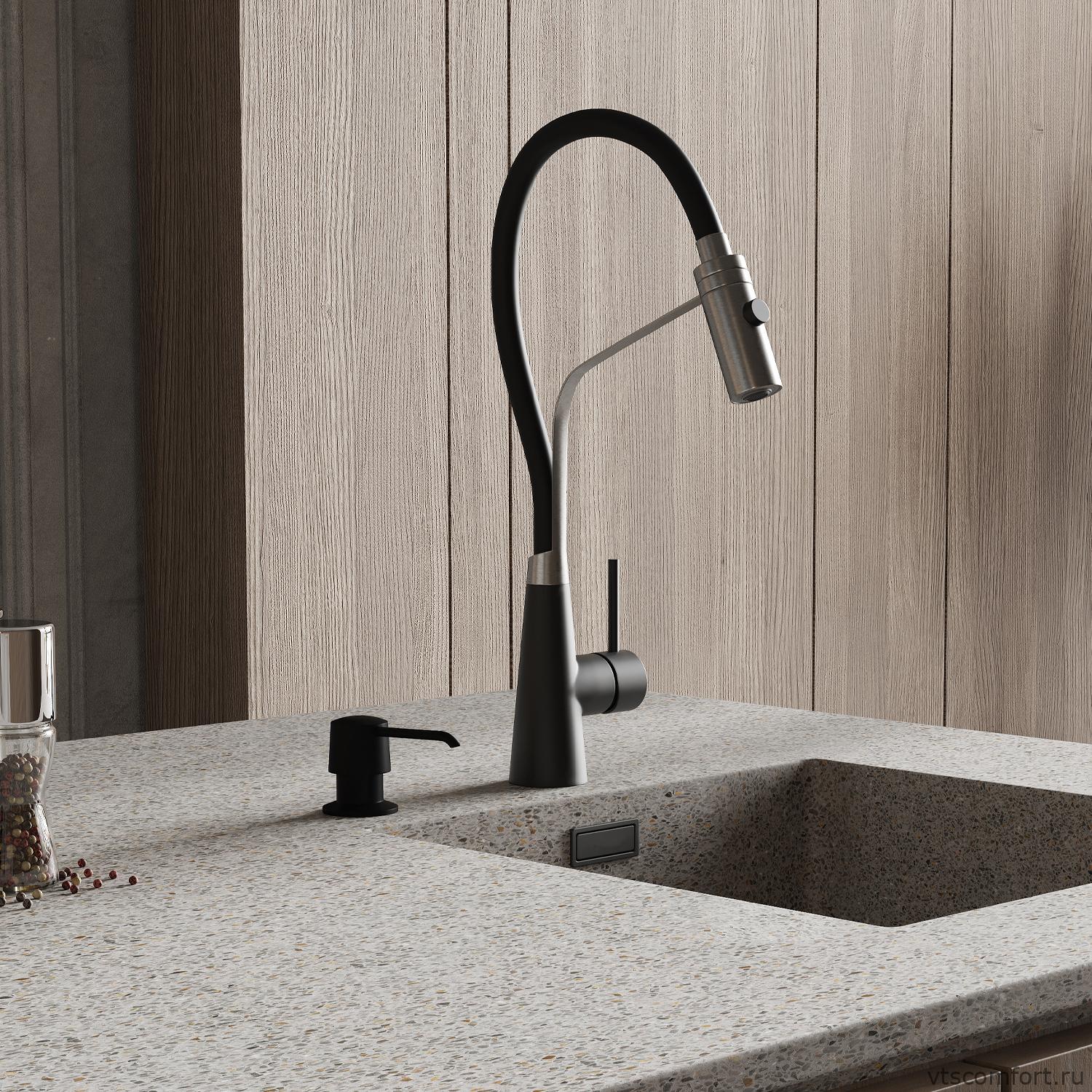 Фото WasserKraft A8417 Смеситель для кухни Изображение WasserKraft A8417 Смеситель для кухни