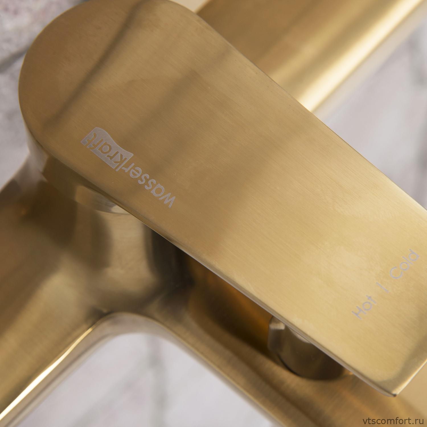 Фото WasserKraft Aisch 5501 Смеситель для ванны с коротким изливом Изображение WasserKraft Aisch 5501 Смеситель для ванны с коротким изливом