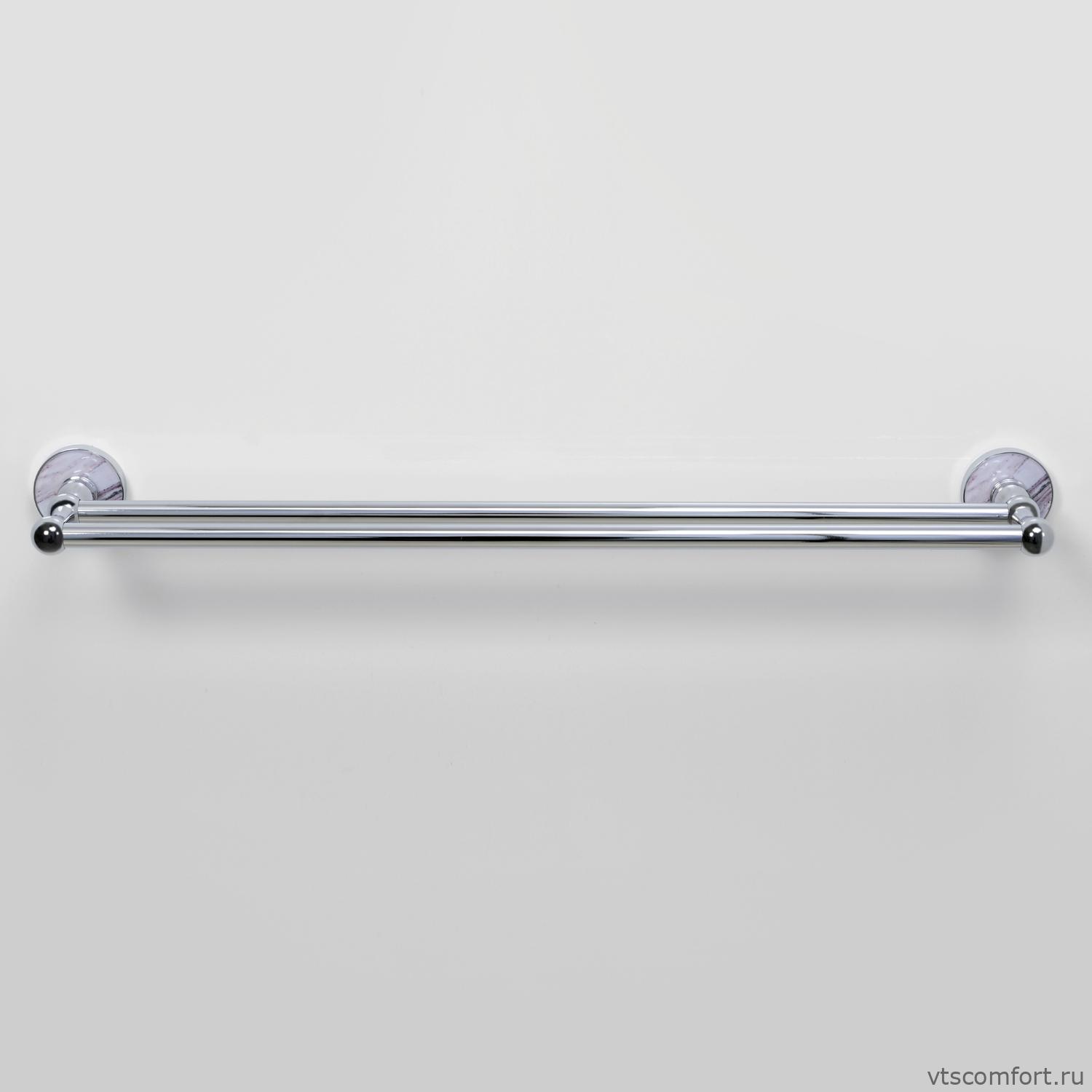 Фото WasserKraft Aland K-8540 Штанга для полотенец двойная Изображение WasserKraft Aland K-8540 Штанга для полотенец двойная