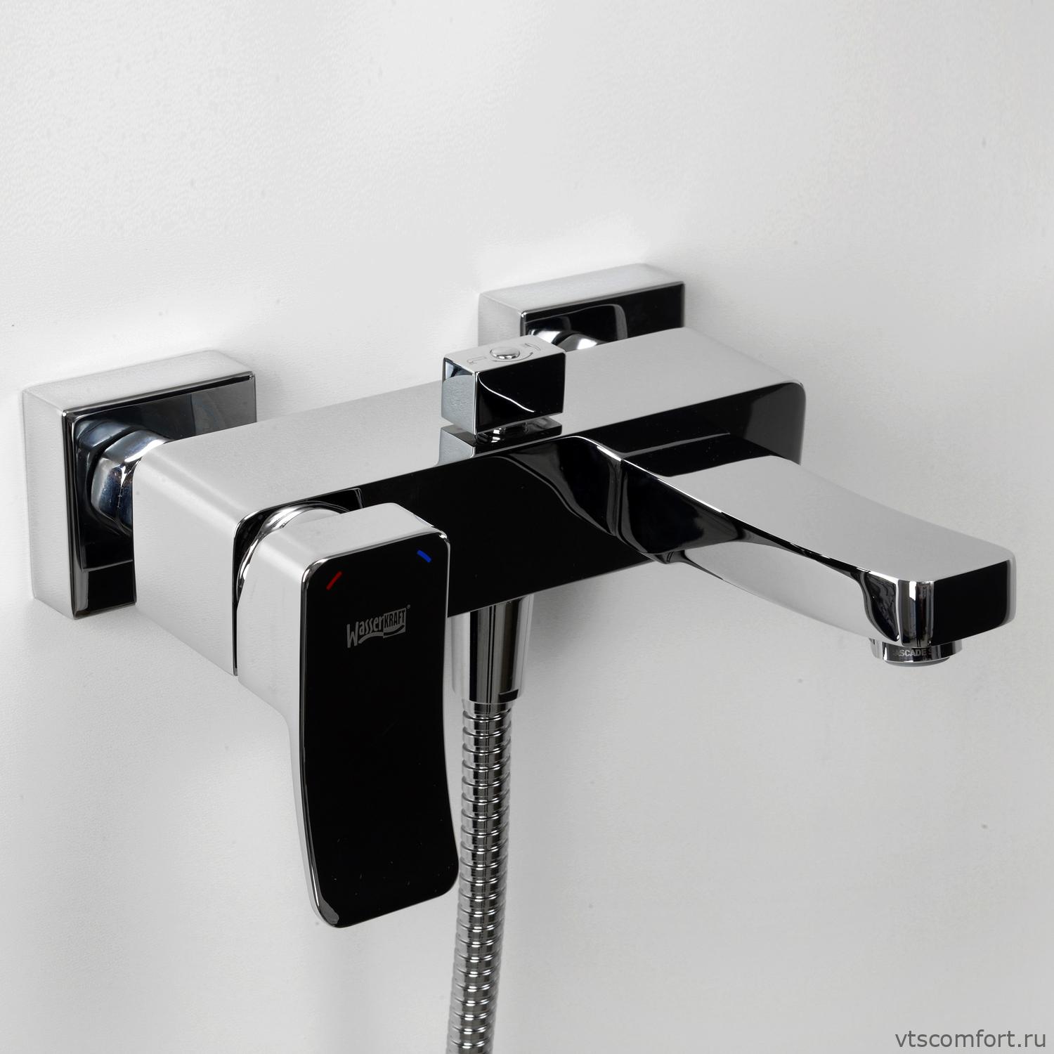 Фото WasserKraft Aller 1061 Смеситель для ванны с коротким изливом Изображение WasserKraft Aller 1061 Смеситель для ванны с коротким изливом