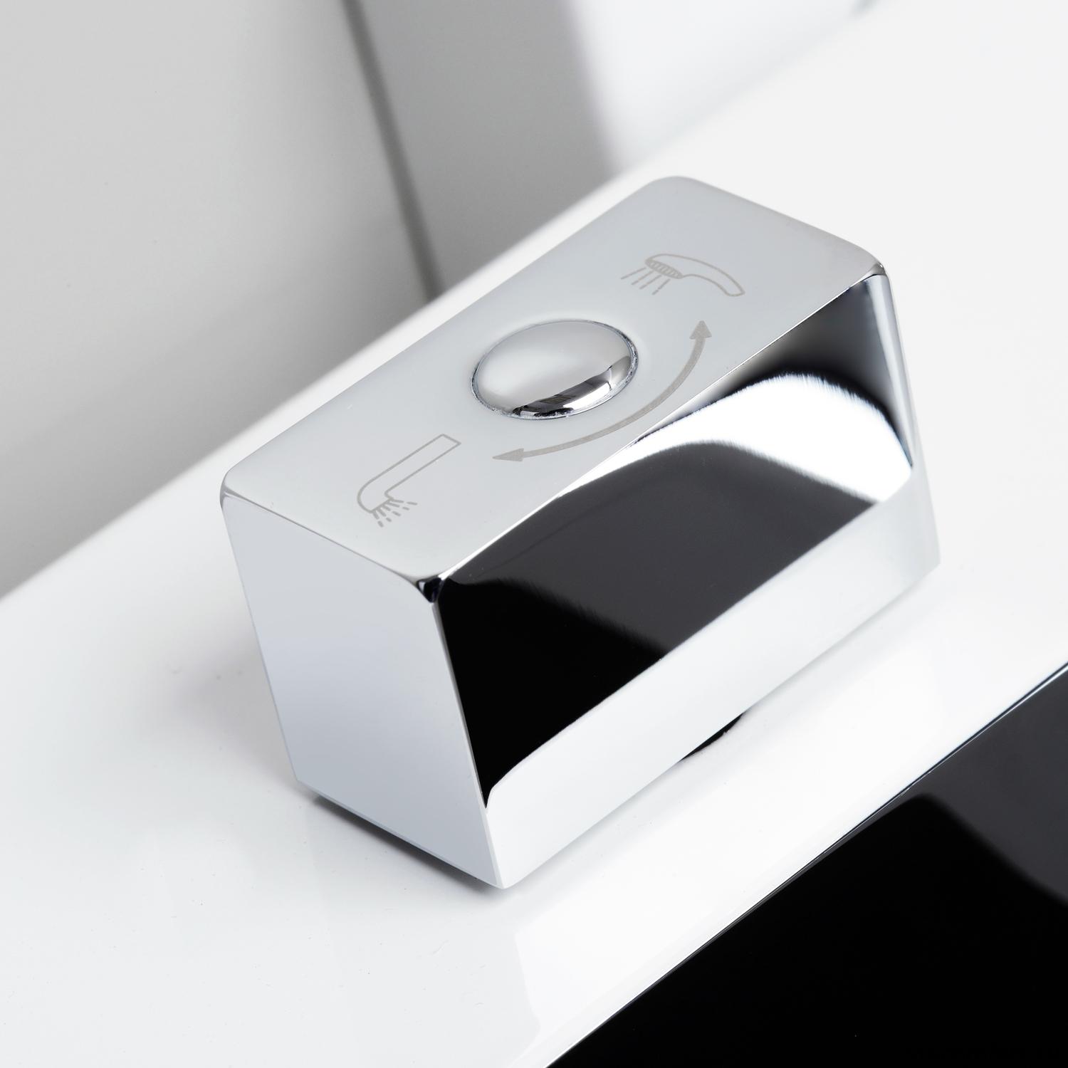 Фото WasserKraft Aller 1061WHITE Смеситель для ванны с коротким изливом Изображение WasserKraft Aller 1061WHITE Смеситель для ванны с коротким изливом