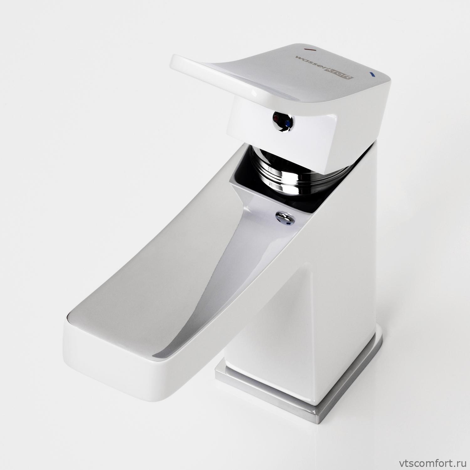 Фото WasserKraft Aller 1063WHITE Смеситель для умывальника Изображение WasserKraft Aller 1063WHITE Смеситель для умывальника