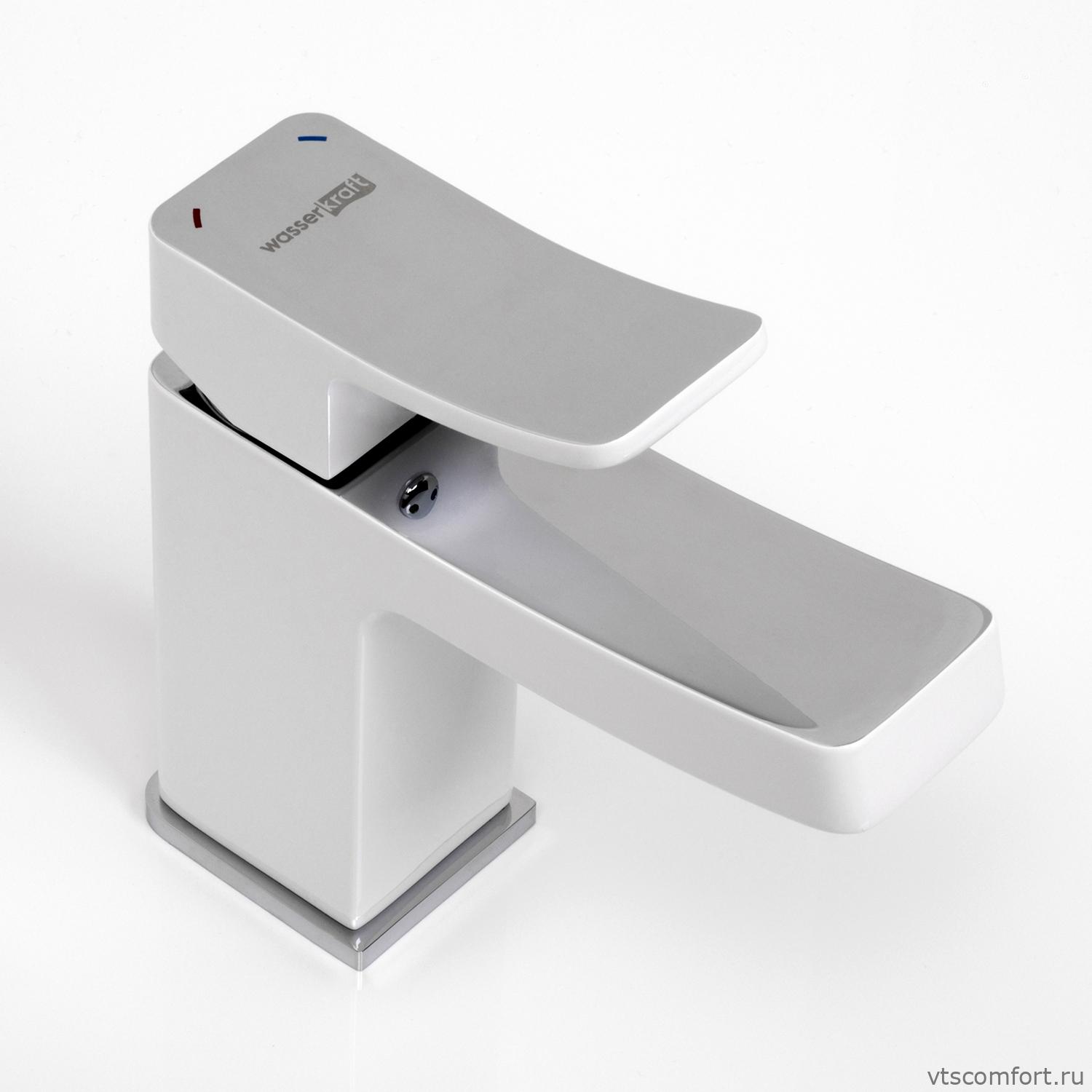 Фото WasserKraft Aller 1063WHITE Смеситель для умывальника Изображение WasserKraft Aller 1063WHITE Смеситель для умывальника