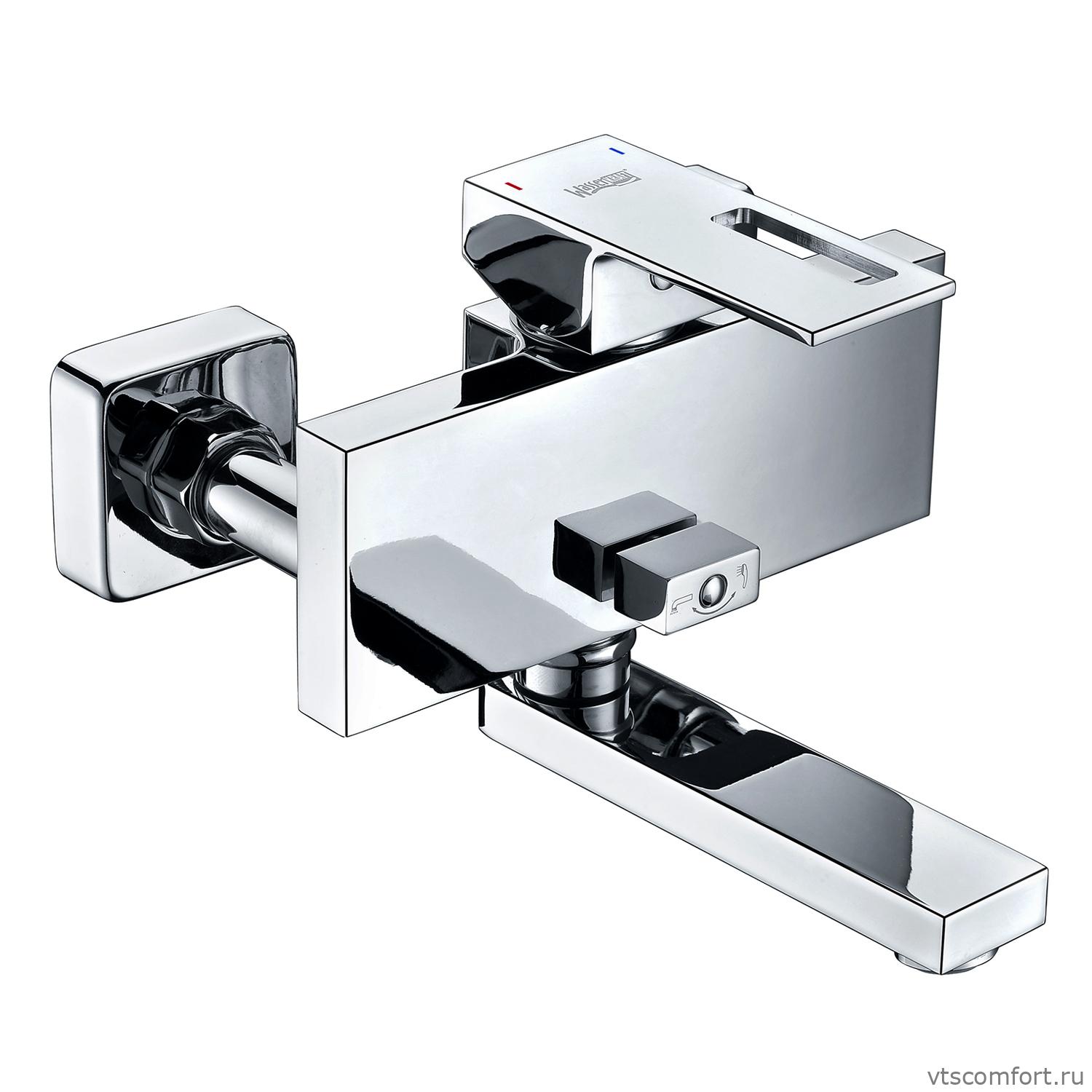 Фото WasserKraft Alme 1501 Смеситель для ванны с коротким изливом Изображение WasserKraft Alme 1501 Смеситель для ванны с коротким изливом