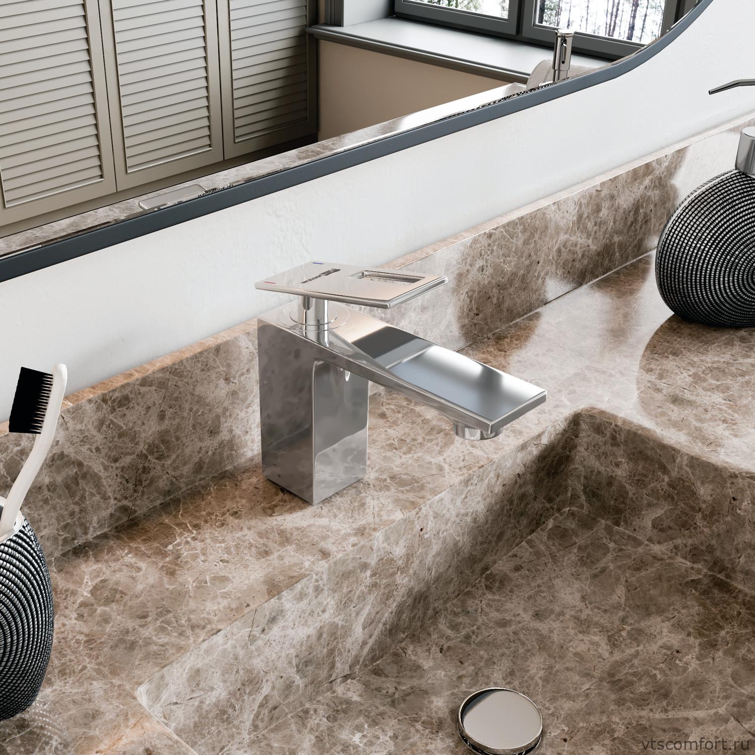 Фото WasserKraft Alme 1503 Смеситель для умывальника Изображение WasserKraft Alme 1503 Смеситель для умывальника