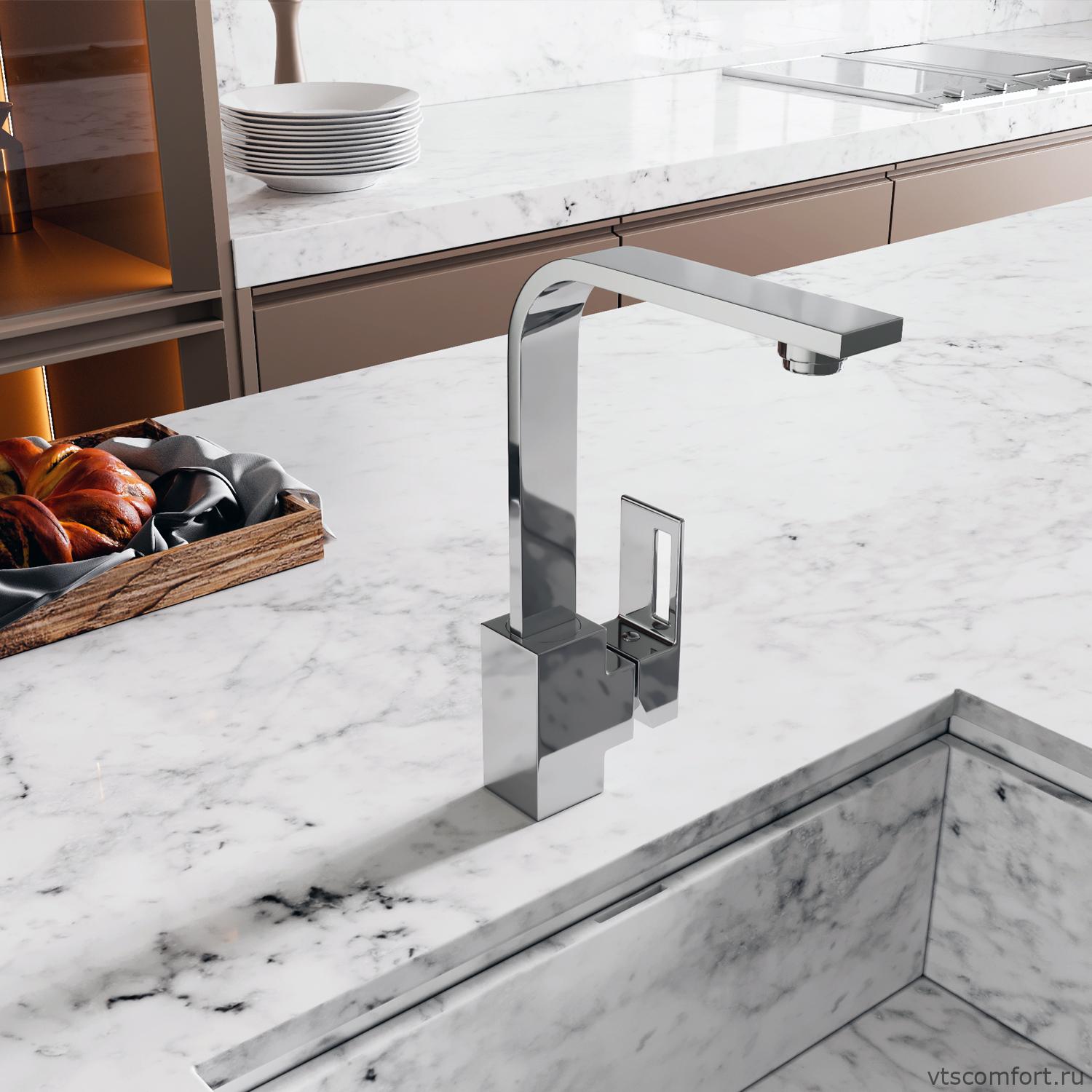 Фото WasserKraft Alme 1507 Смеситель для кухни Изображение WasserKraft Alme 1507 Смеситель для кухни