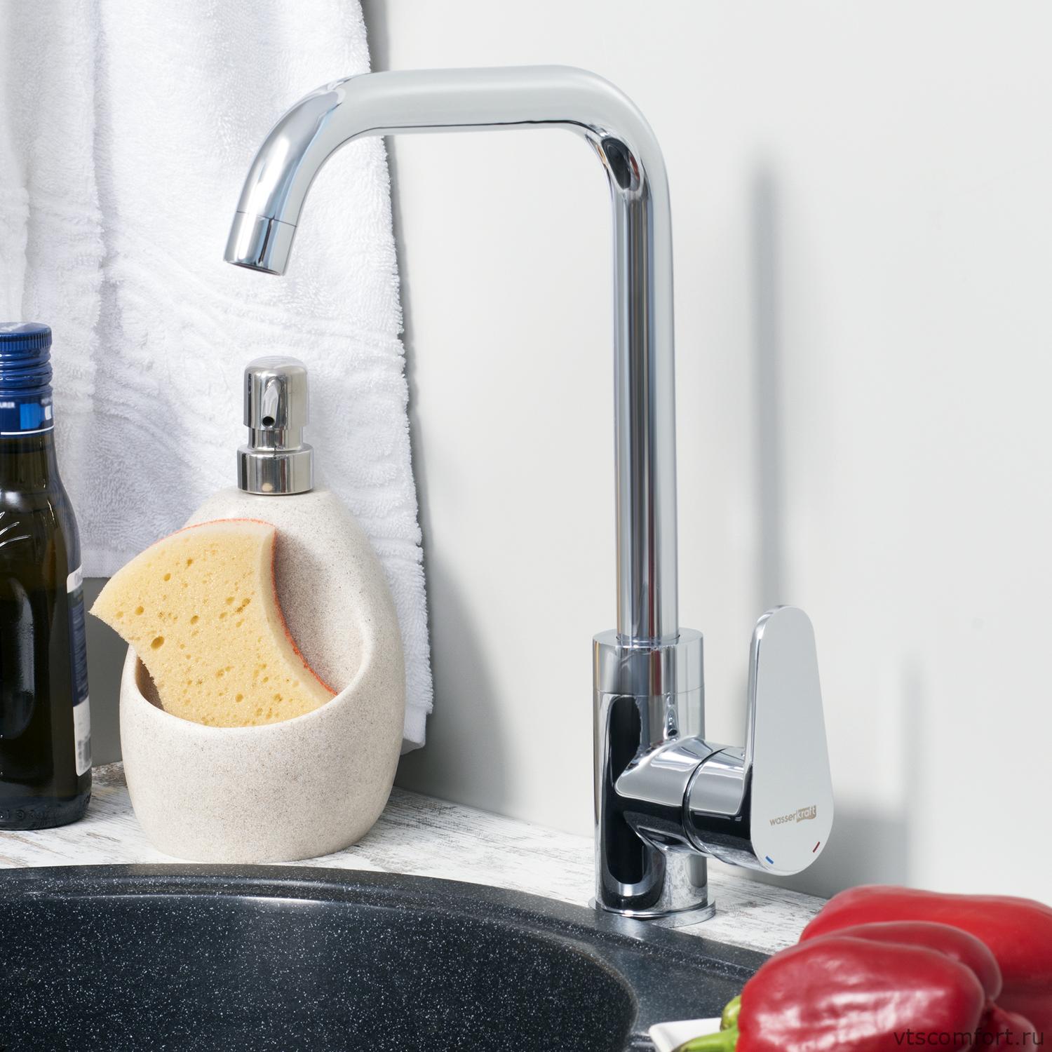 Фото WasserKraft Alz 28807 Смеситель для кухни Изображение WasserKraft Alz 28807 Смеситель для кухни