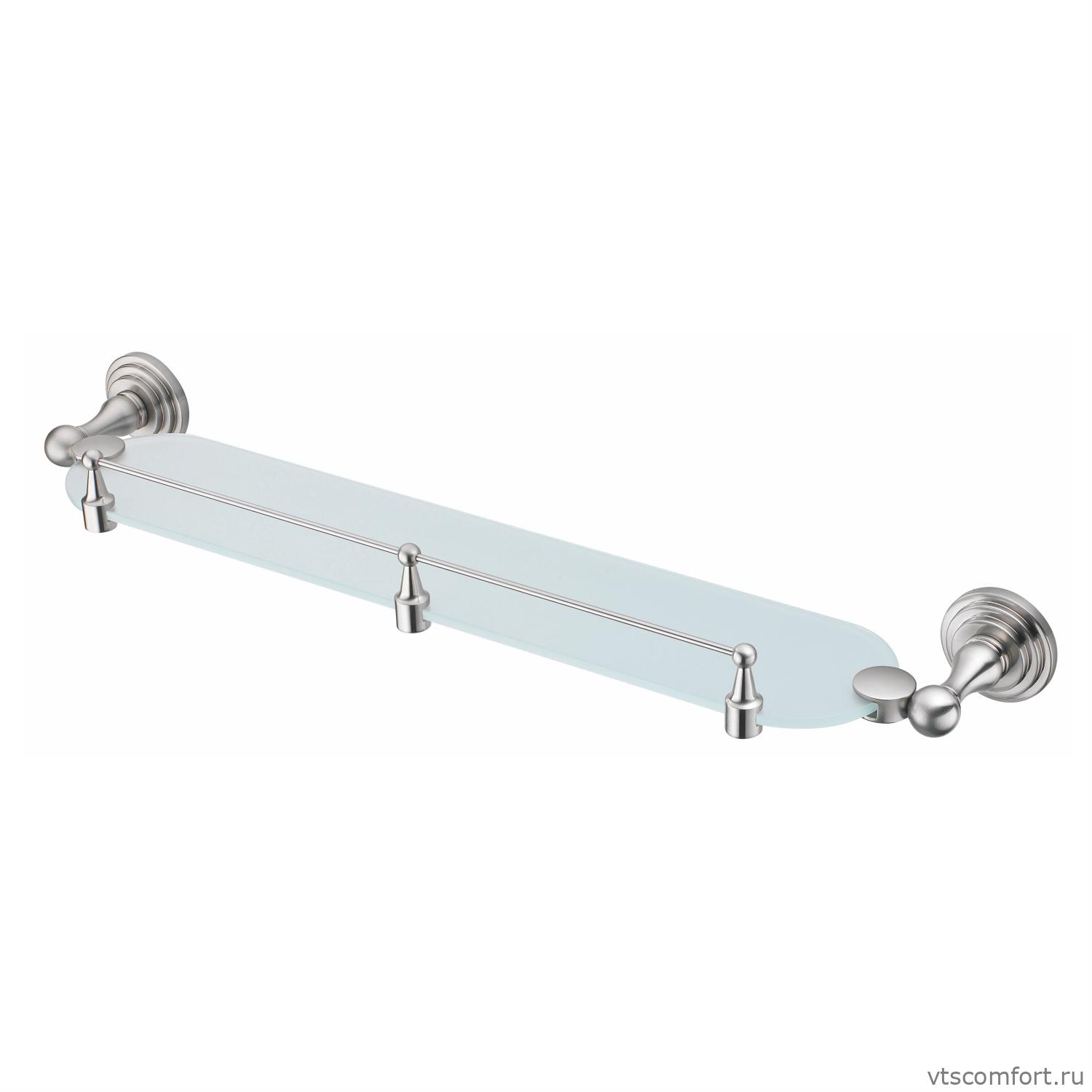 Фото WasserKraft Ammer K-7044 (ранее К-7024) Полка стеклянная с бортиком Изображение WasserKraft Ammer K-7044 (ранее К-7024) Полка стеклянная с бортиком